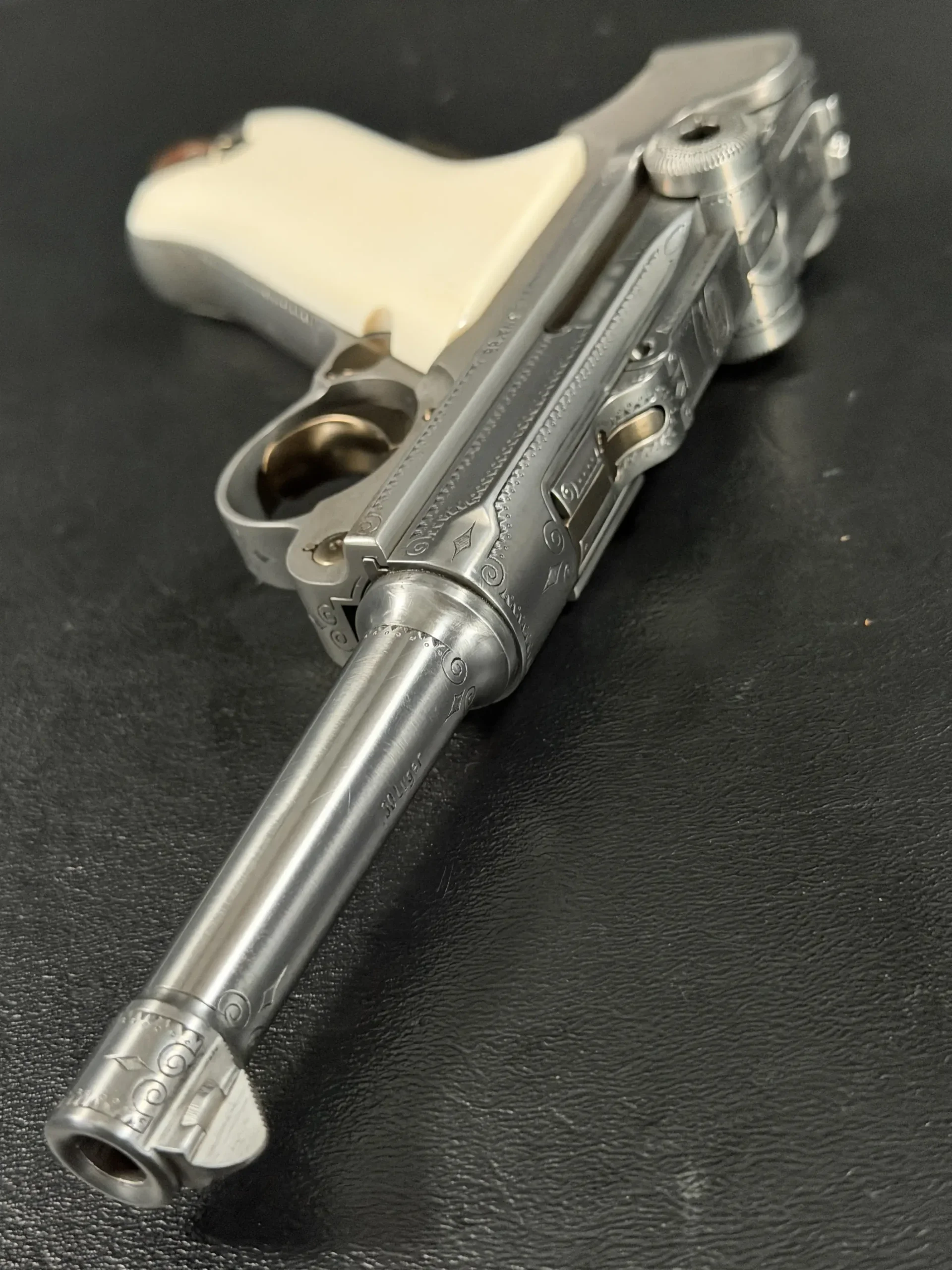 Mauser Parabellum P08 Luger IWA '88 Engraved photo 7