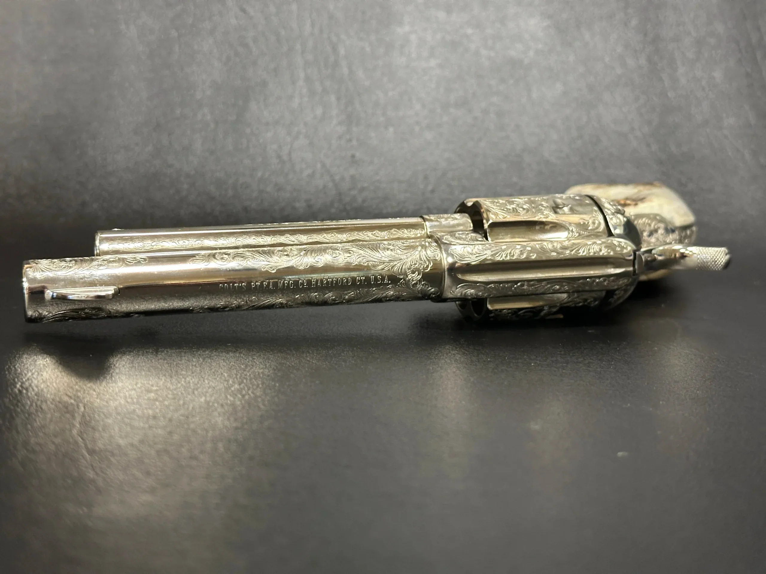 Colt Single Action Army Factory Engraved 3rd Generation photo 10