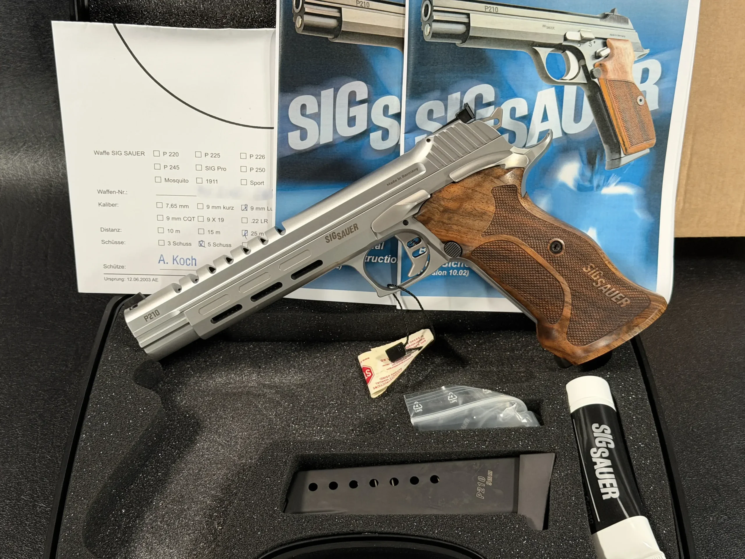 SIG Sauer P210 Skeleton photo 2