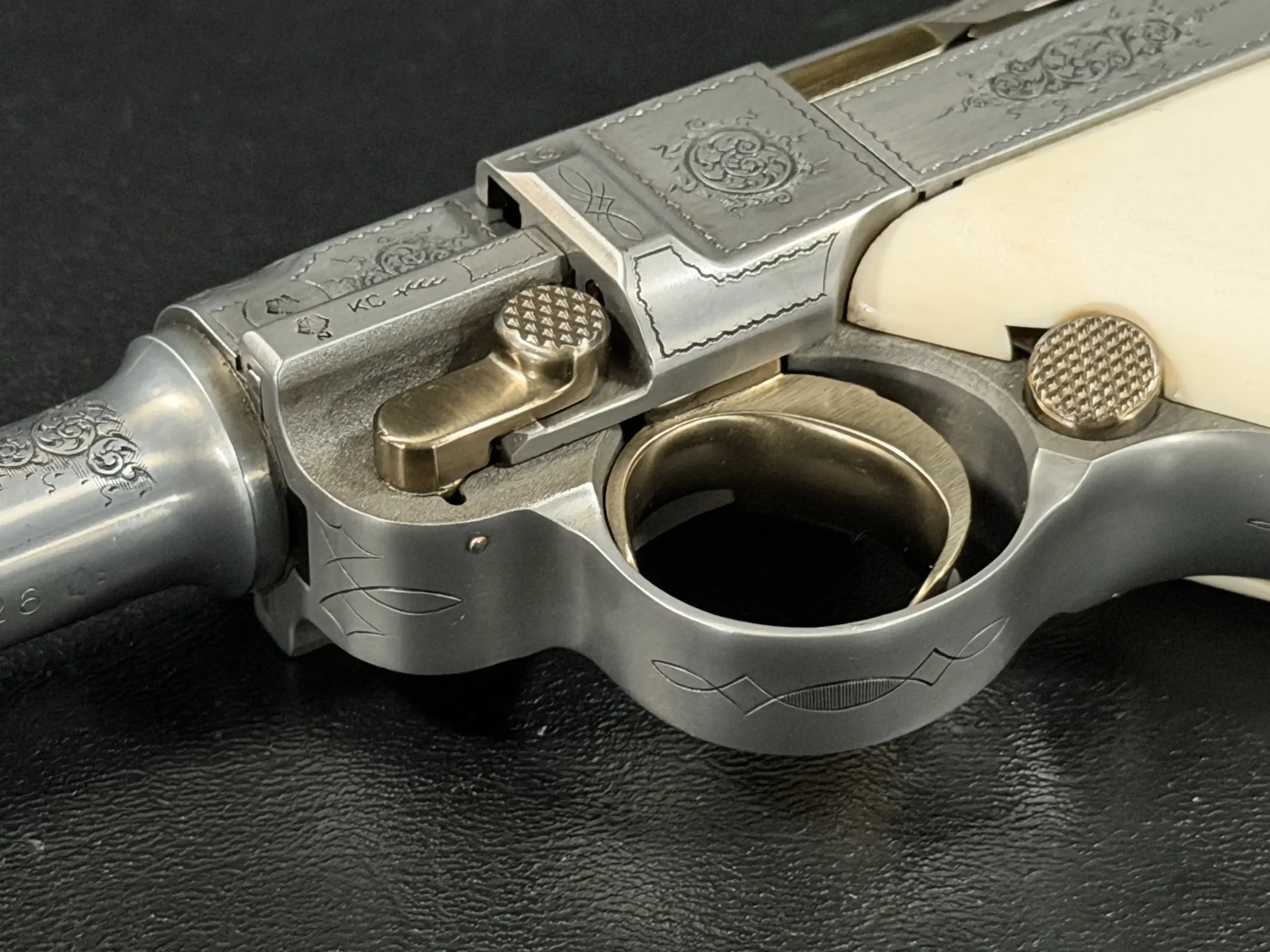 Mauser Parabellum P08 IWA '83 Engraved Luger photo 9