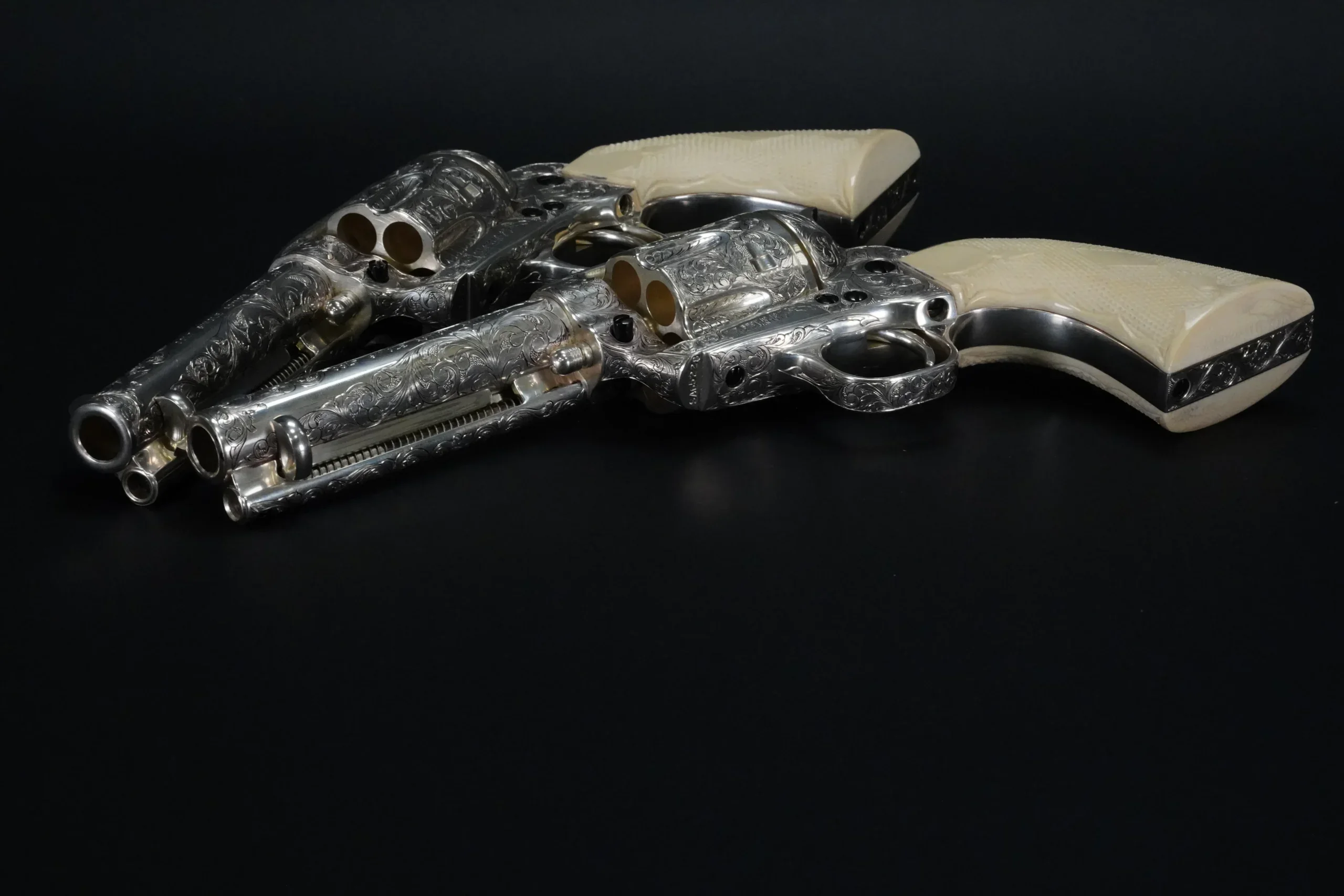 Colt Single Action Army Consecutive Pair Factory Class D Master Engraved by Jan Gwinnell photo 5