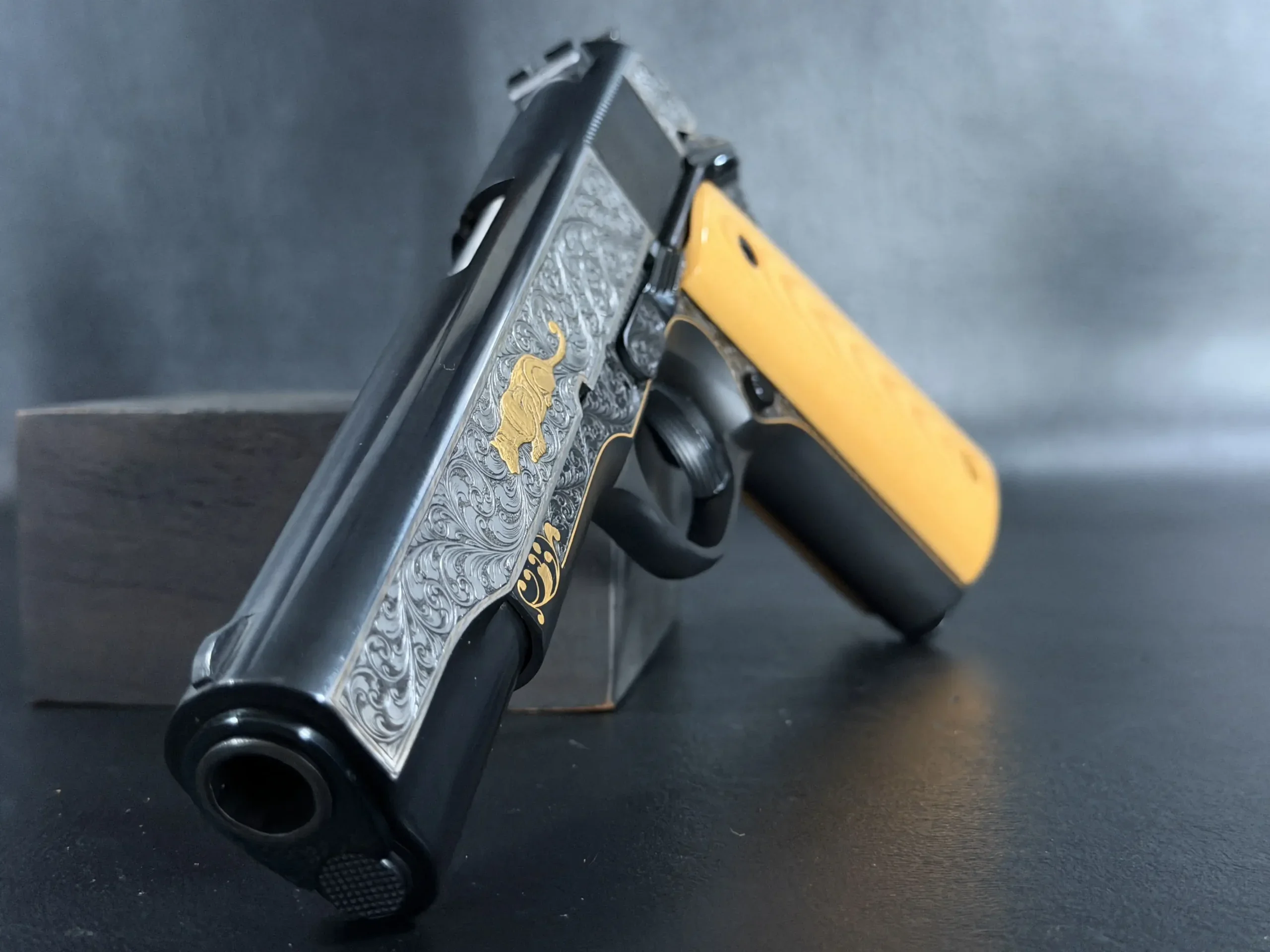 Ray Viramontez Master Engraved Colt Government Model photo 3