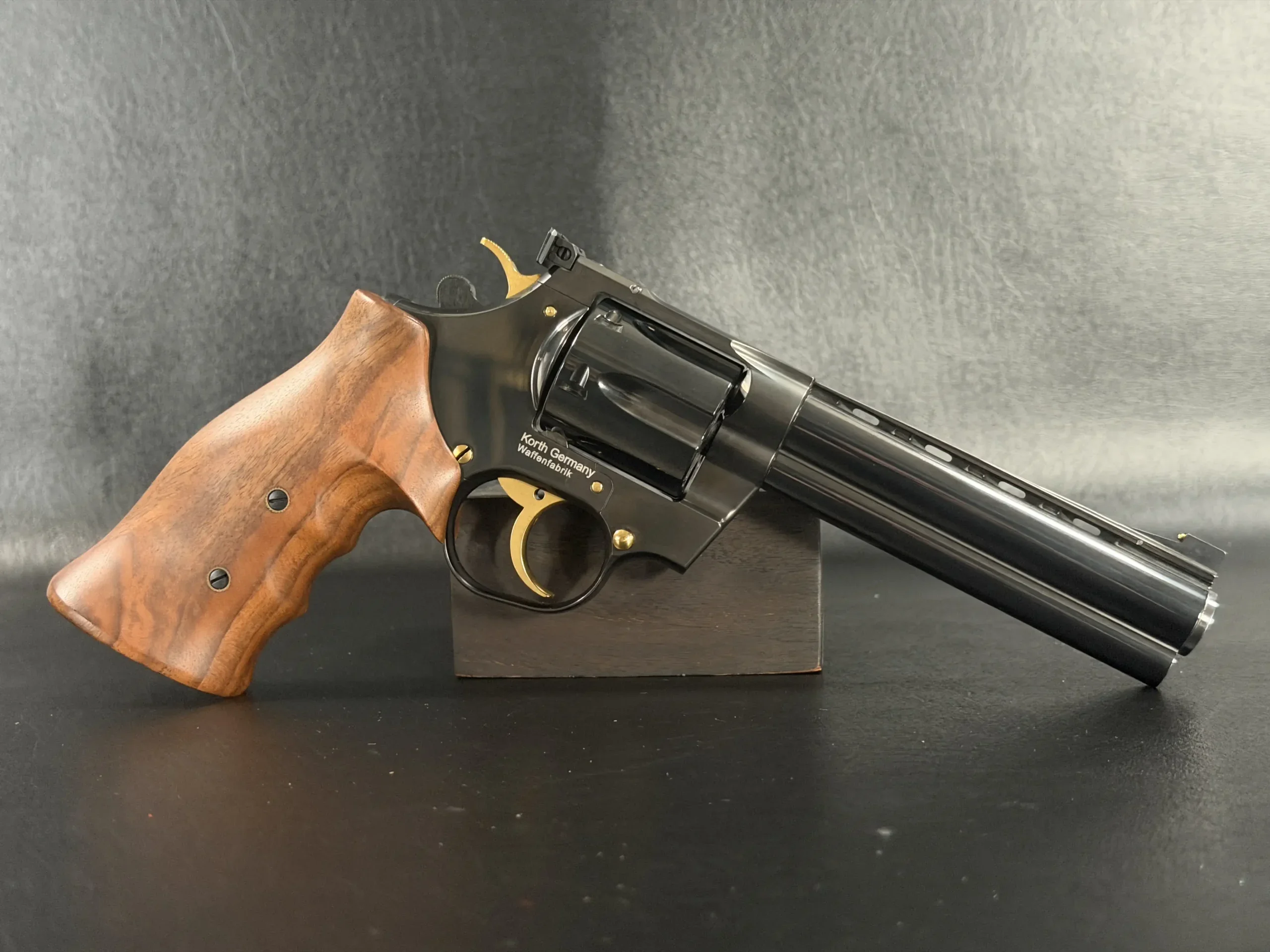 Korth Classic 6 Inch Black .357 Magnum Revolver photo 8