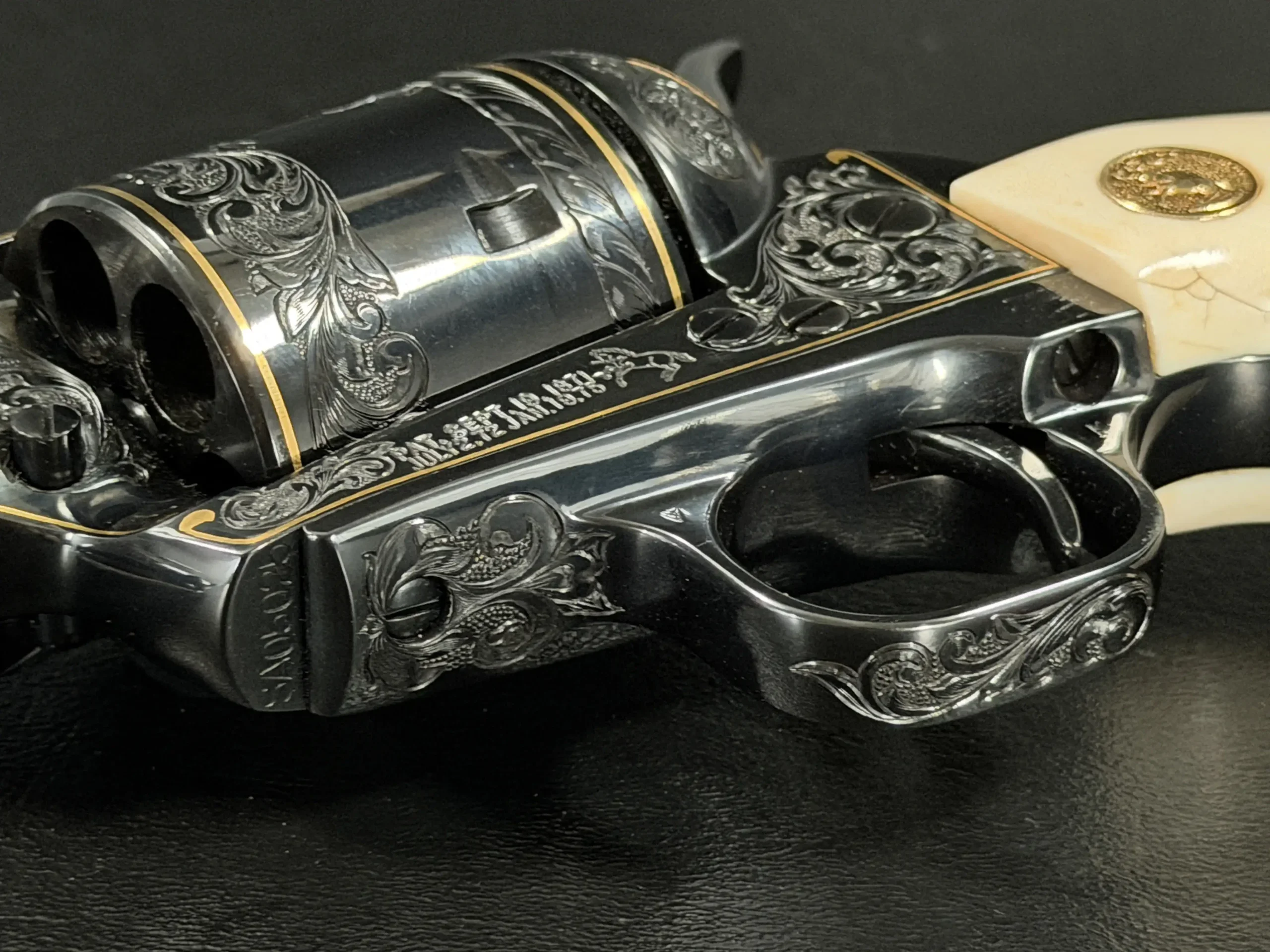 Colt Single Action Army Third Generation Howard Dove Engraved photo 6