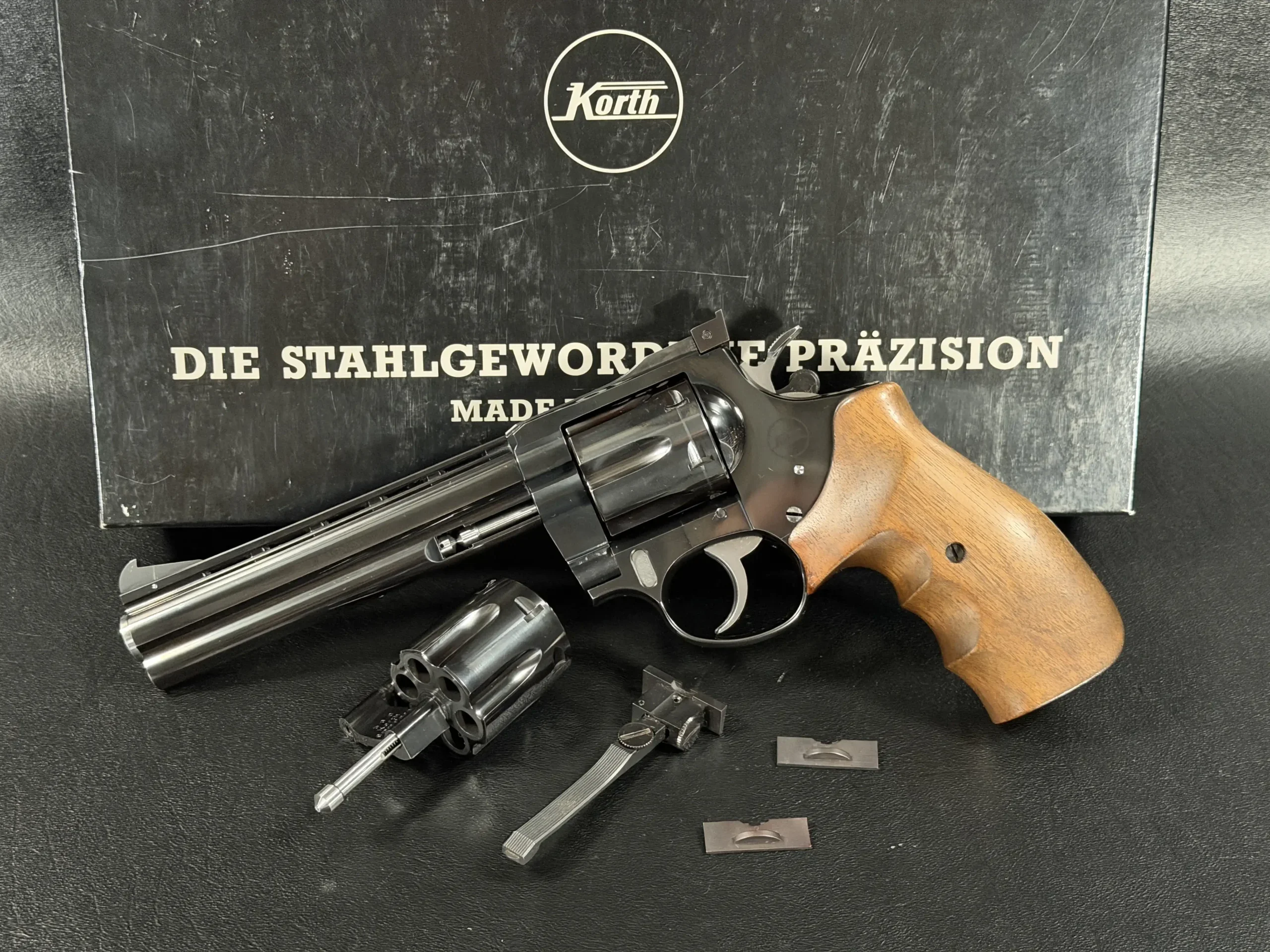 Korth Ratzeburg Sport 6" Revolver with .357 Magnum & 9mm Exchange Cylinder photo 2