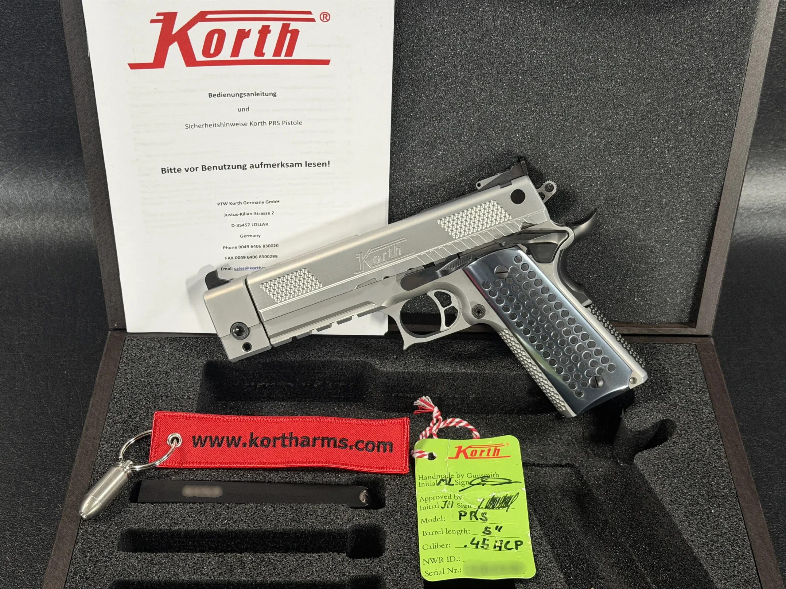 Korth PRS 5" Stainless .45 ACP photo 2