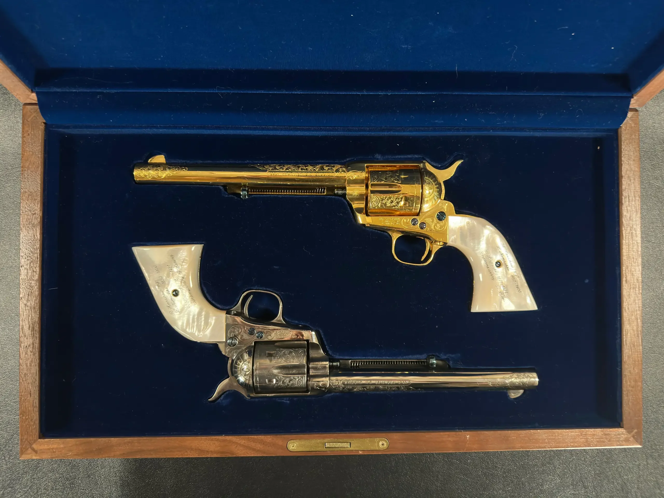 Colt Single Action Army Engraved Sampler Pair photo 2