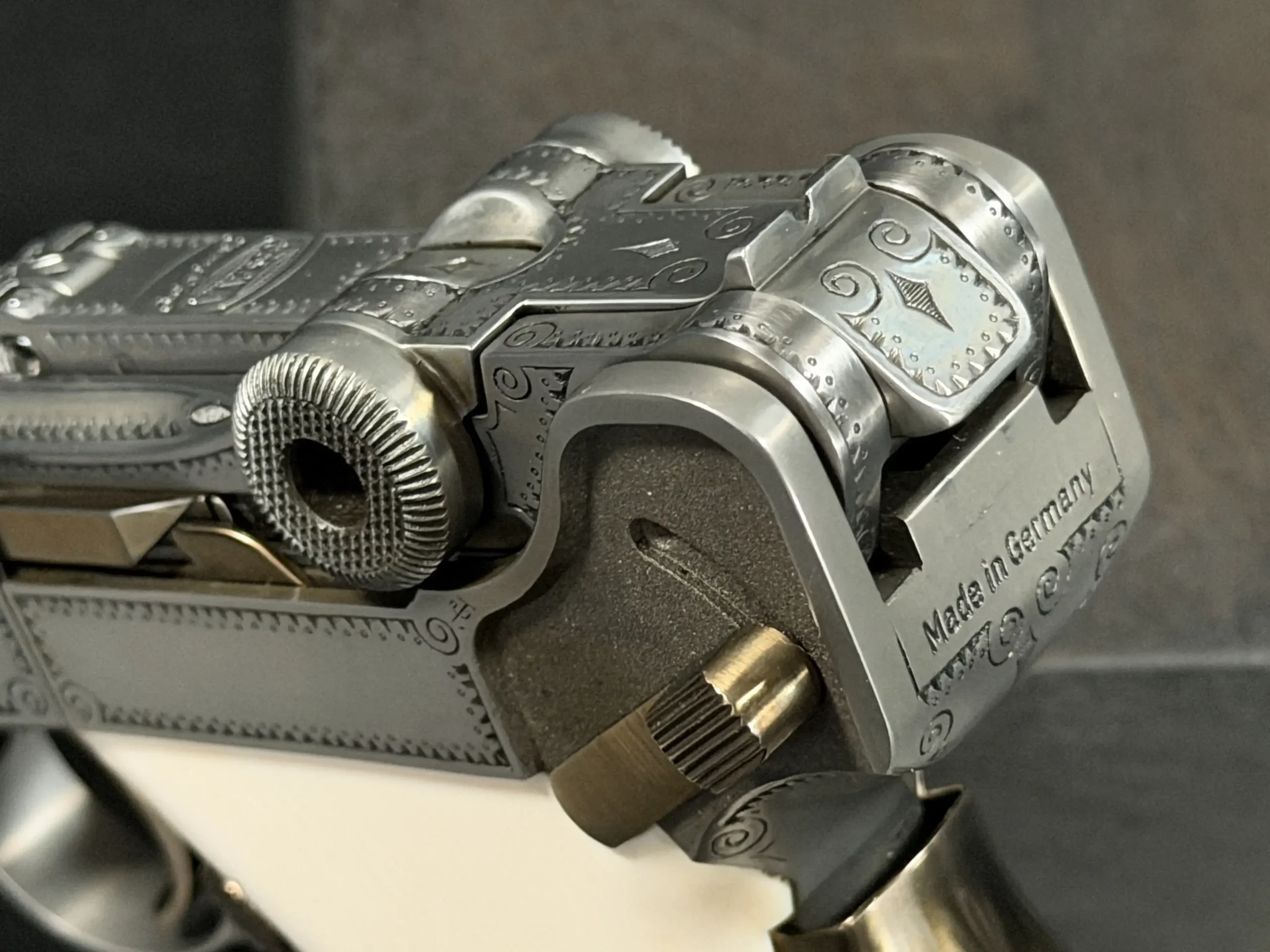 Mauser Parabellum P08 Luger IWA '88 Engraved photo 9