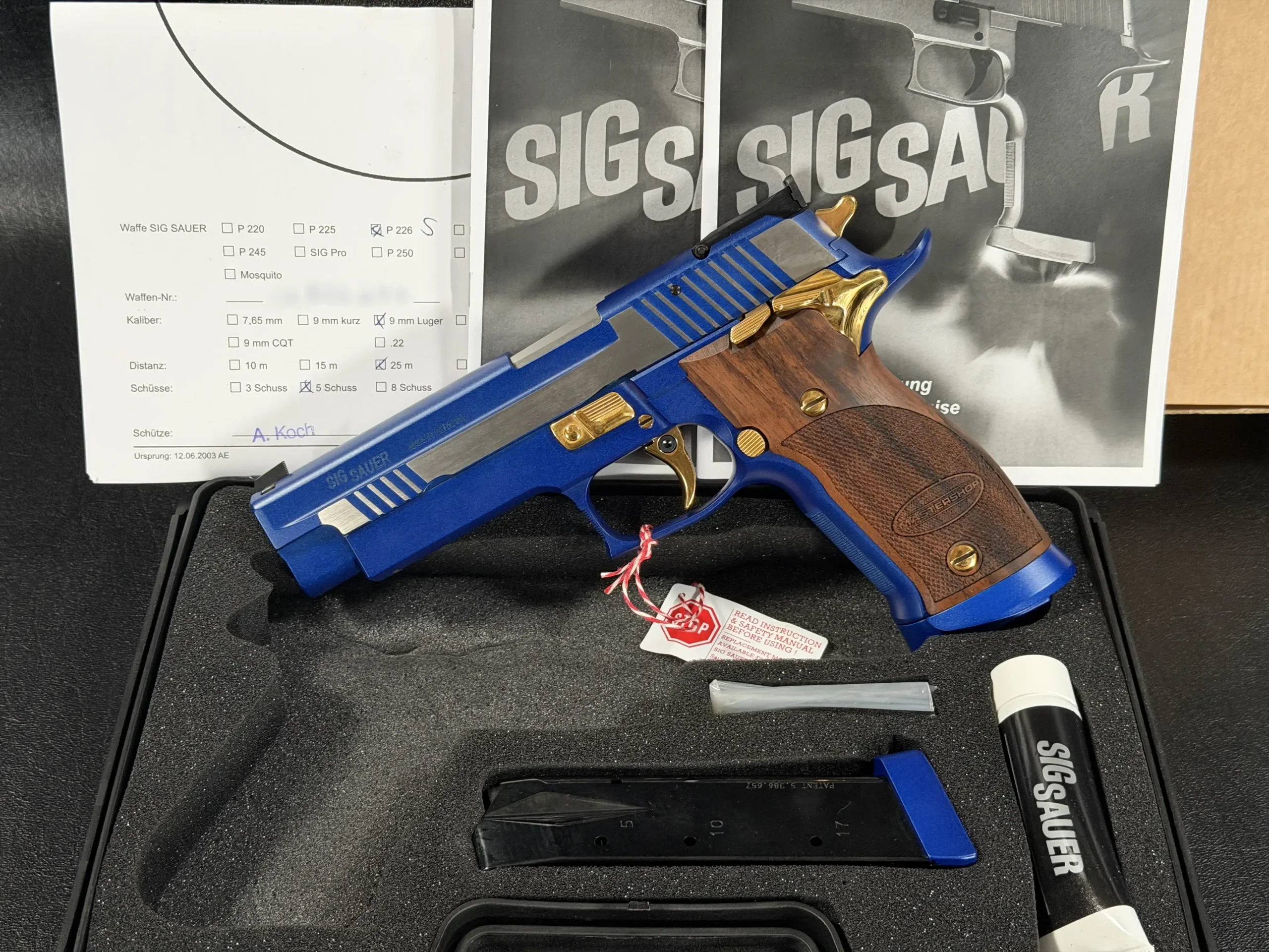 SIG Sauer P226 X-Five Blue Moon Gen 1 photo 2