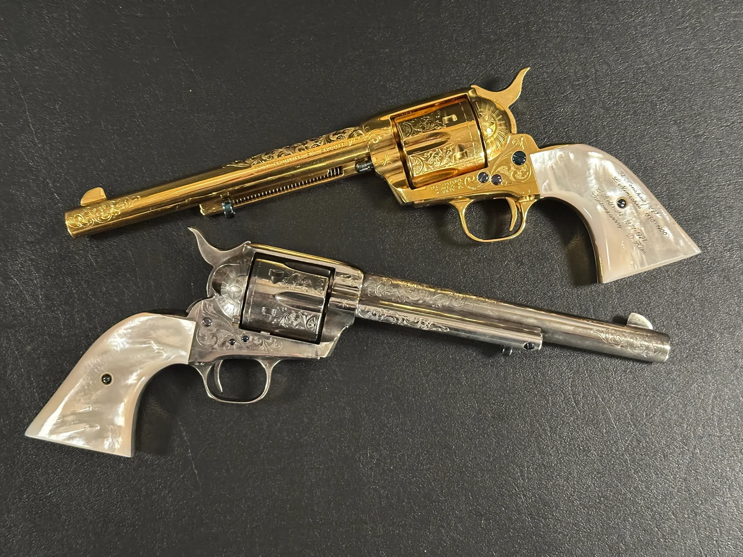 Colt Single Action Army Engraved Sampler Pair photo 3