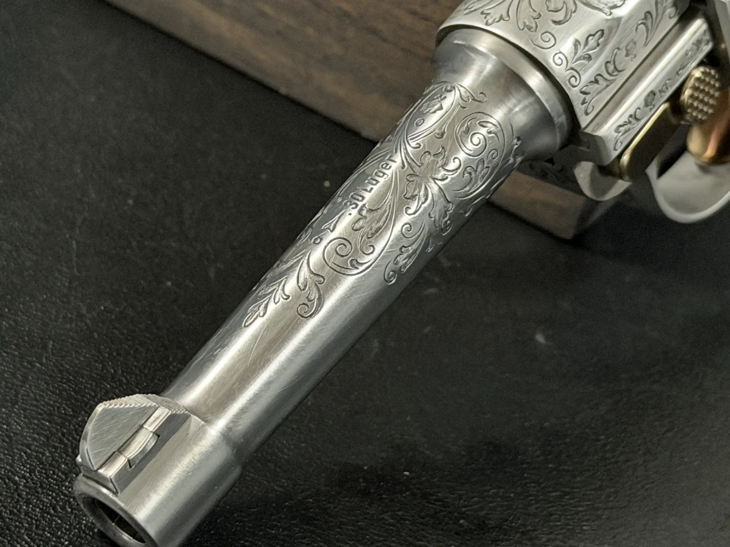 Mauser Parabellum P08 Luger IWA '84 Engraved photo 9