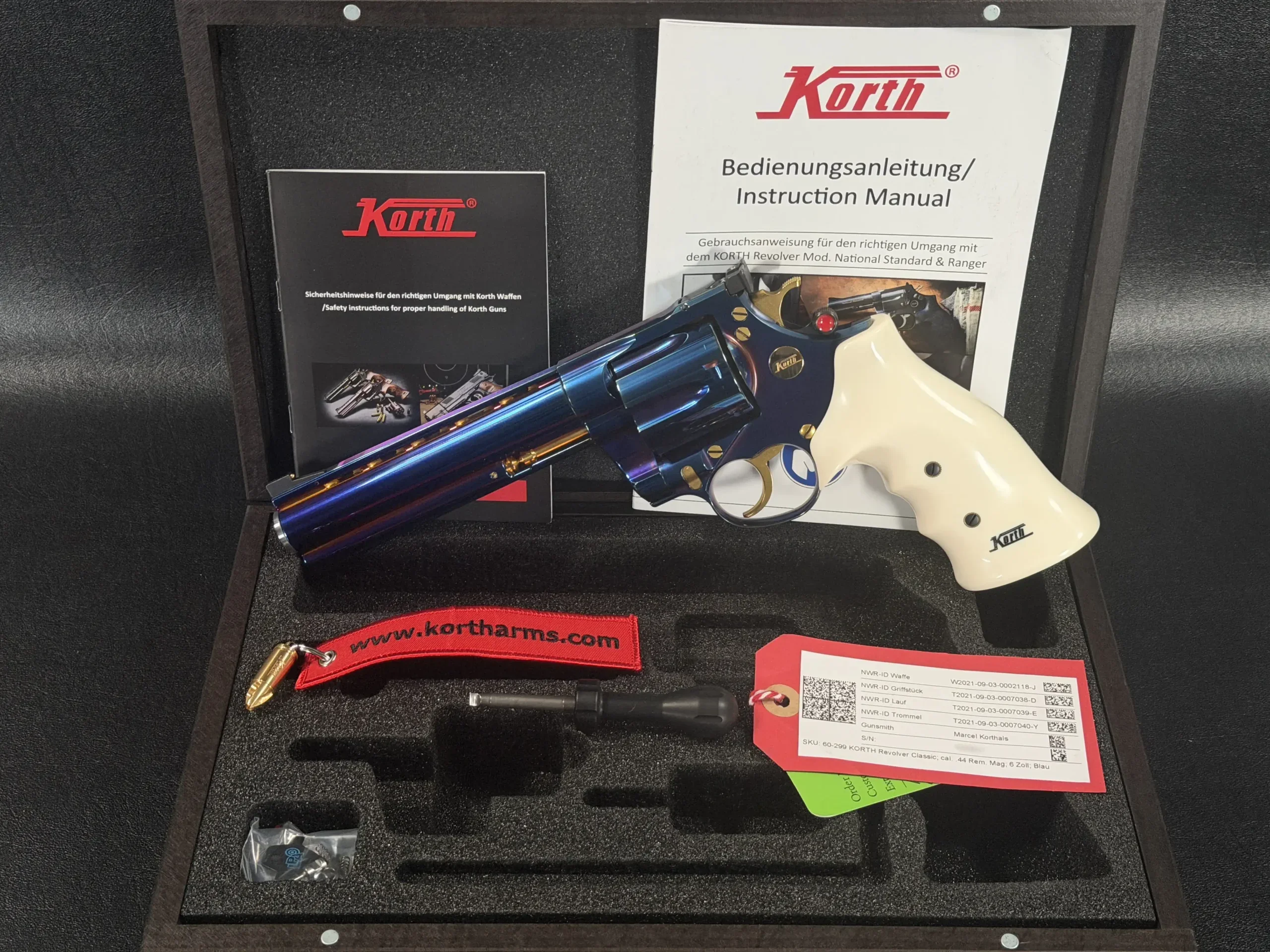 Korth Classic .44 Magnum Spectrum Blue 1 of 2 photo 2