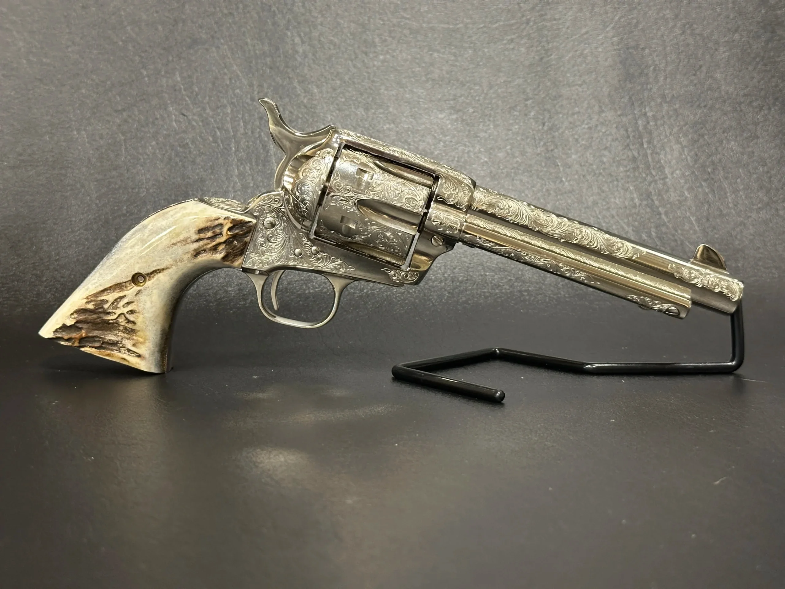 Colt Single Action Army Factory Engraved 3rd Generation photo 2