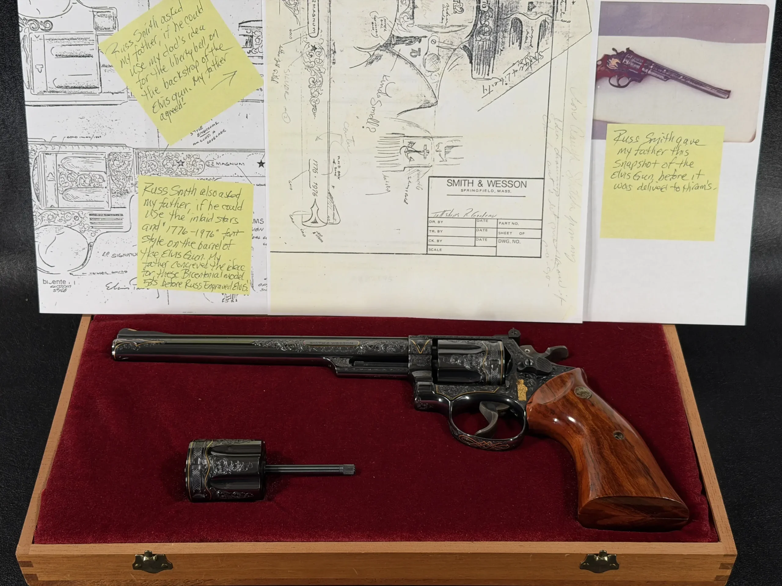 Russell J. Smith Engraved Smith & Wesson Model 53 Bicentennial photo 2