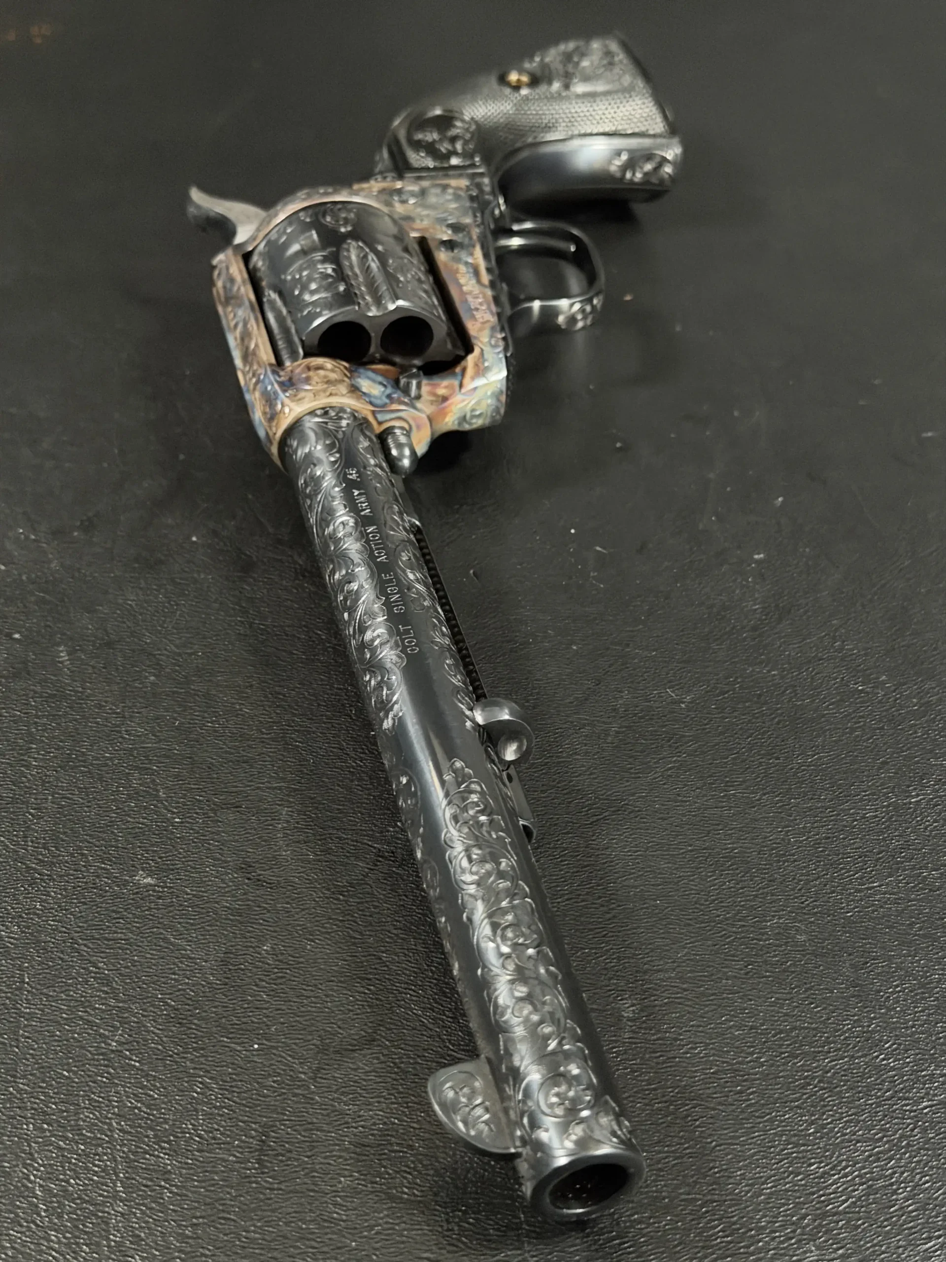 Colt Single Action Army Factory Master "D" Engraved photo 7