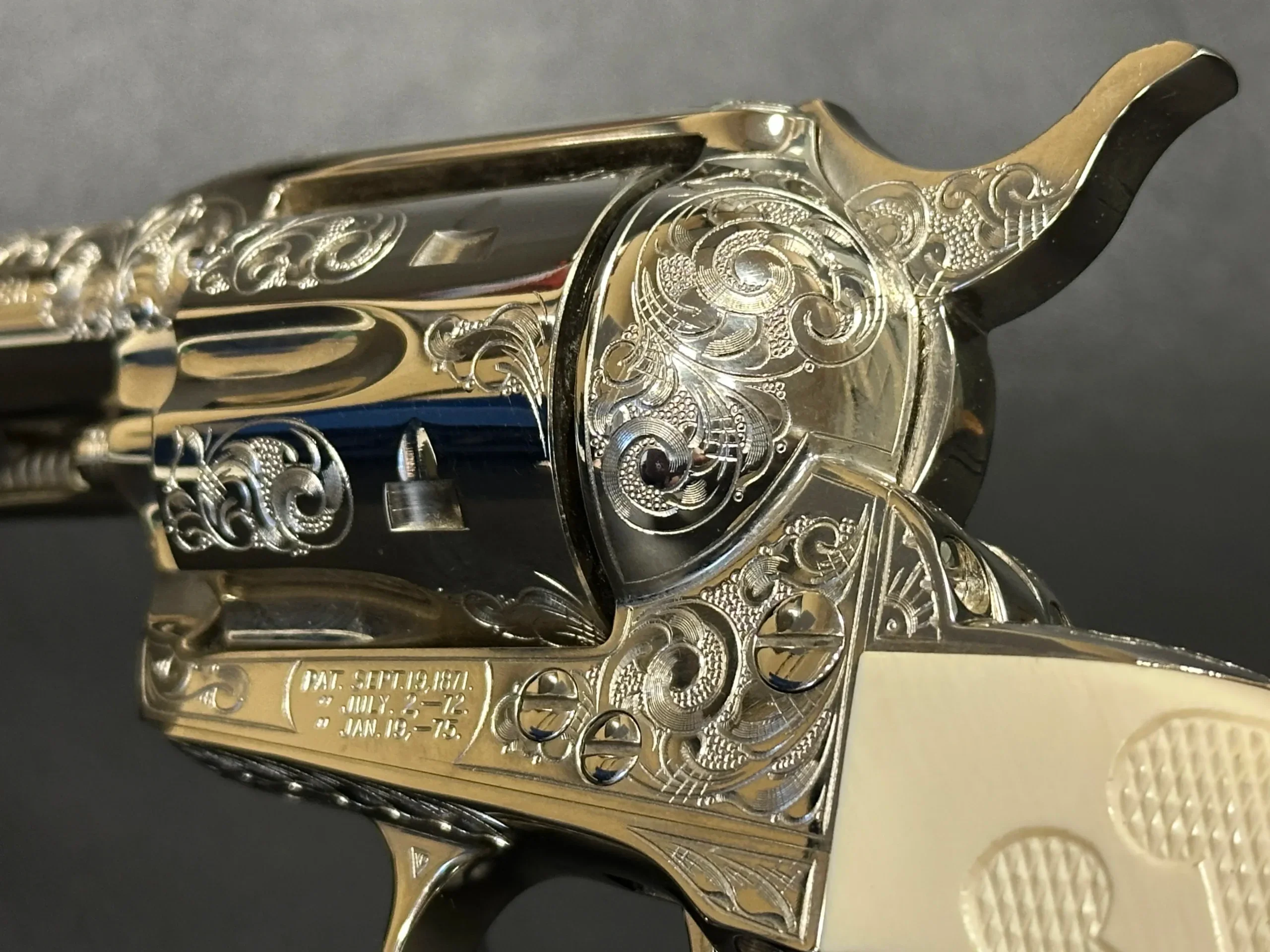 Colt Single Action Army Frontier Six Shooter Factory Engraved photo 7