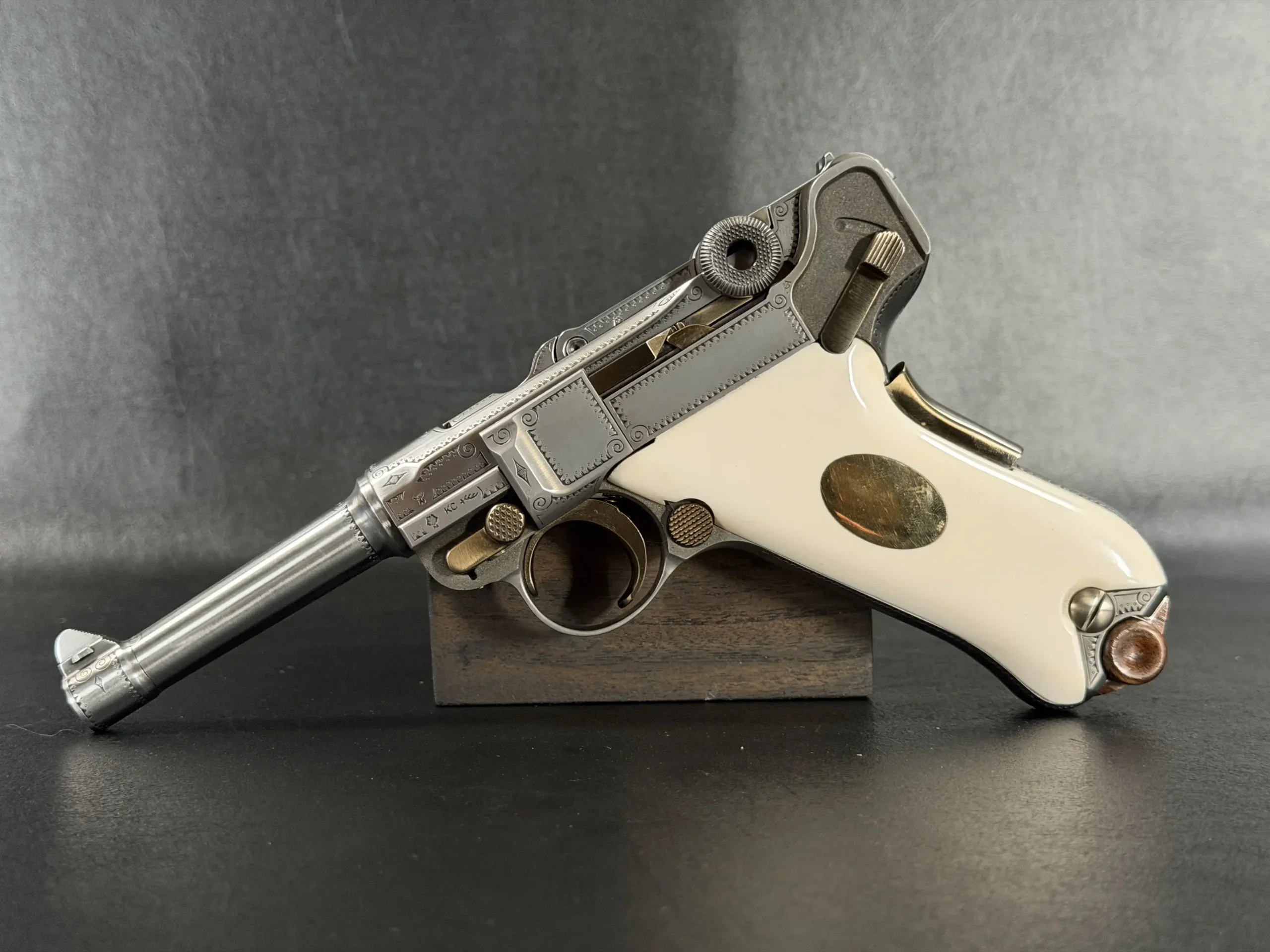 Mauser Parabellum P08 Luger IWA '88 Engraved photo 5