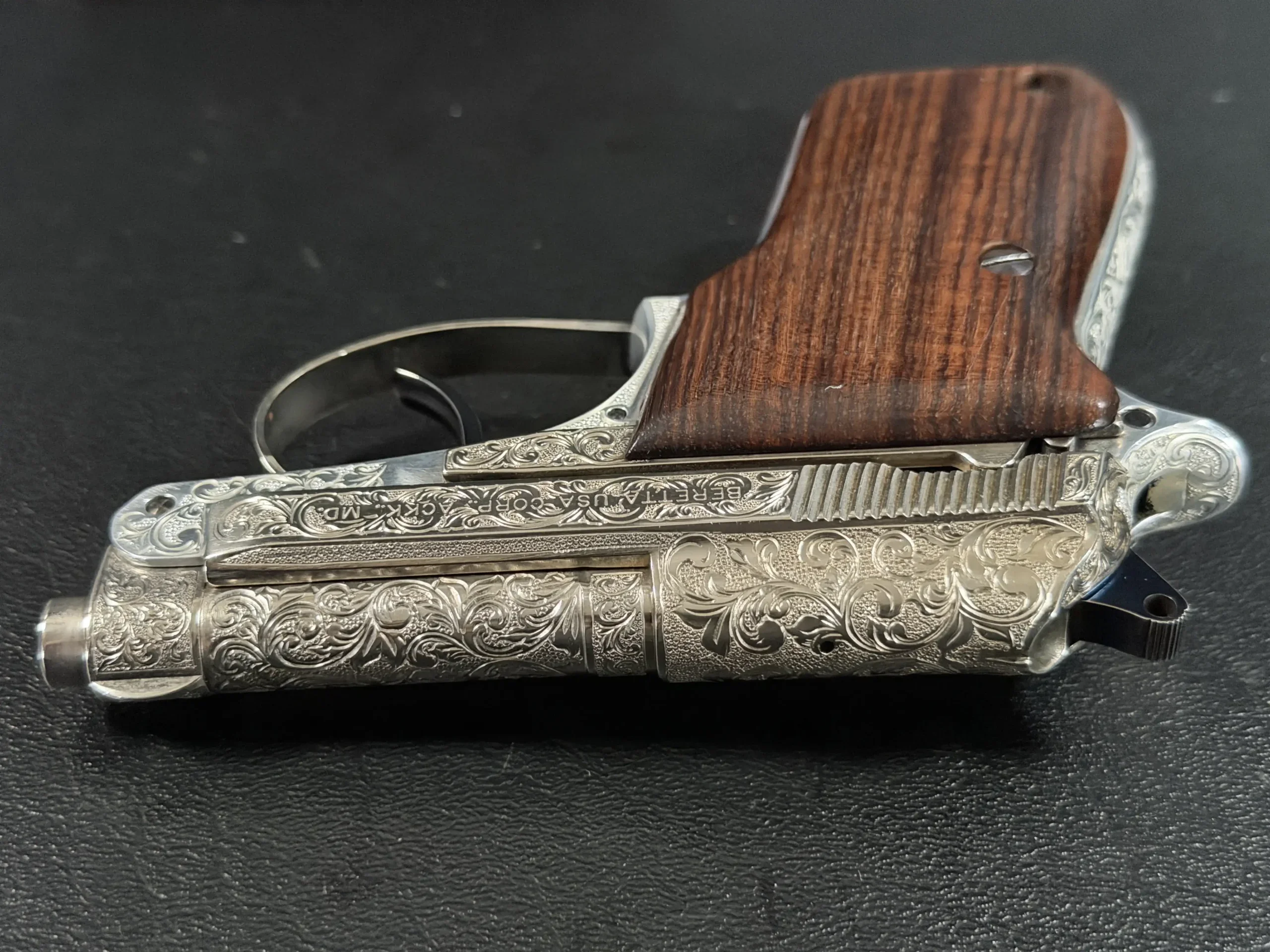Beretta Model 21A Bobcat Engraved Jerry Lewis Pistol photo 9
