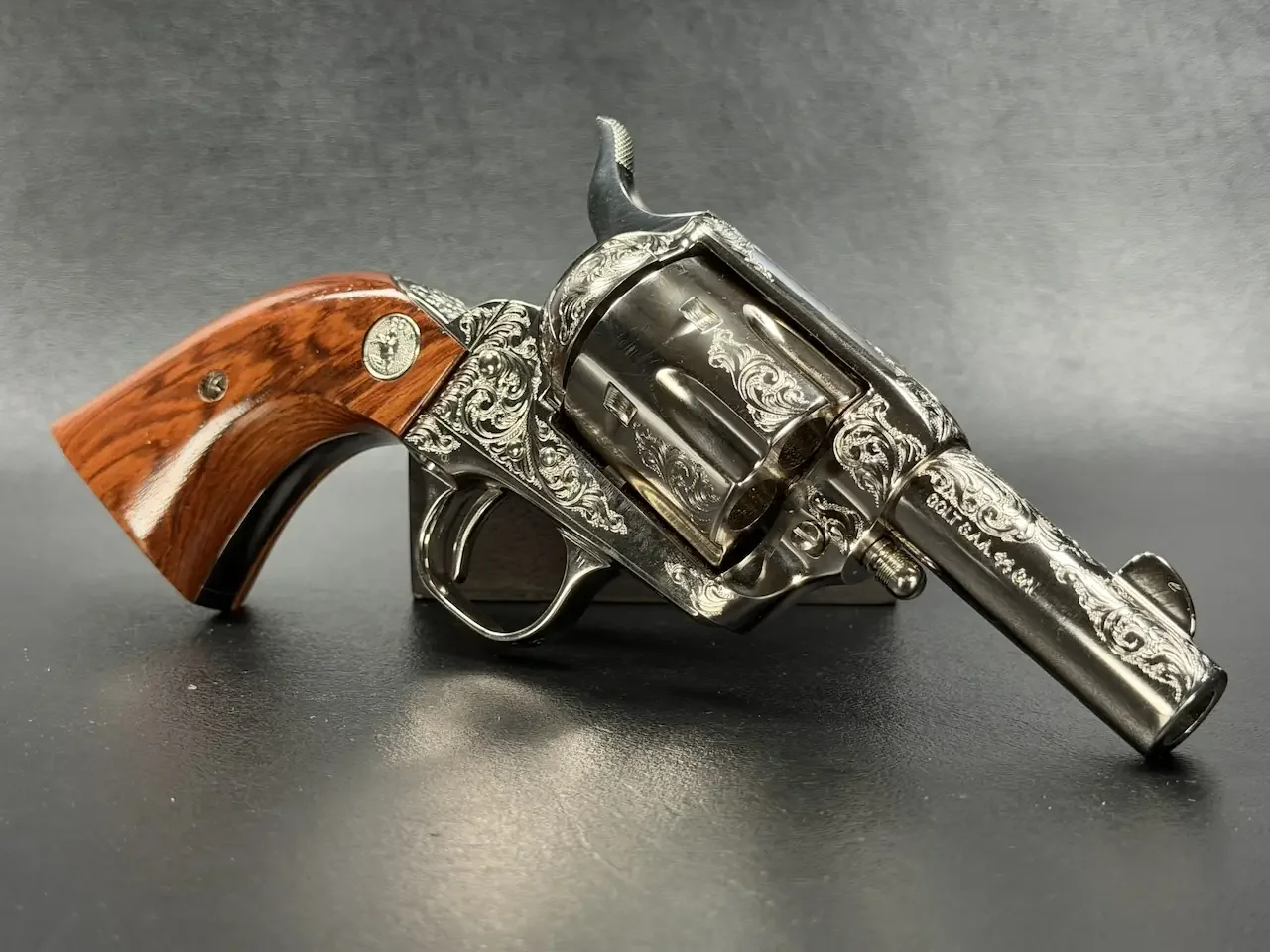 Colt Single Action Army Sheriff's Model Factory Engraved photo 8