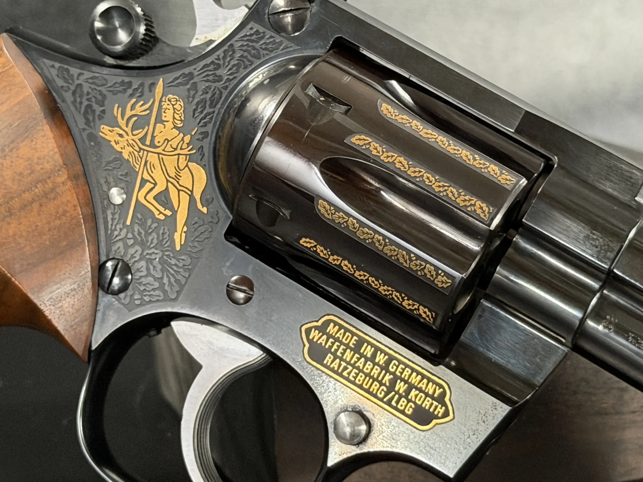 Korth Ratzeburg Luxury 4" Exchange Cylinder .357 Magnum & 9mm photo 4