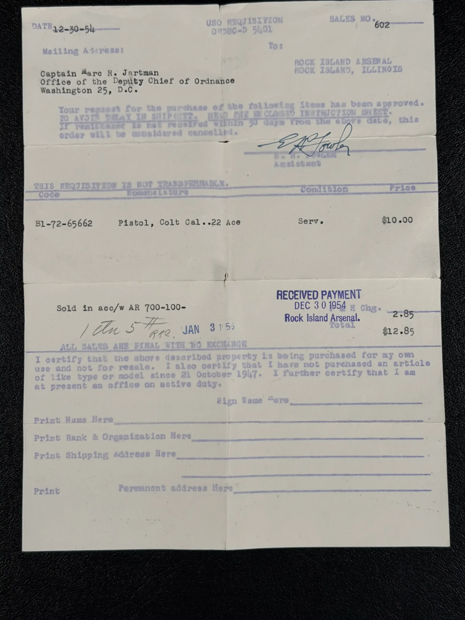 Colt Service Model Ace .22 Long Rifle photo 4