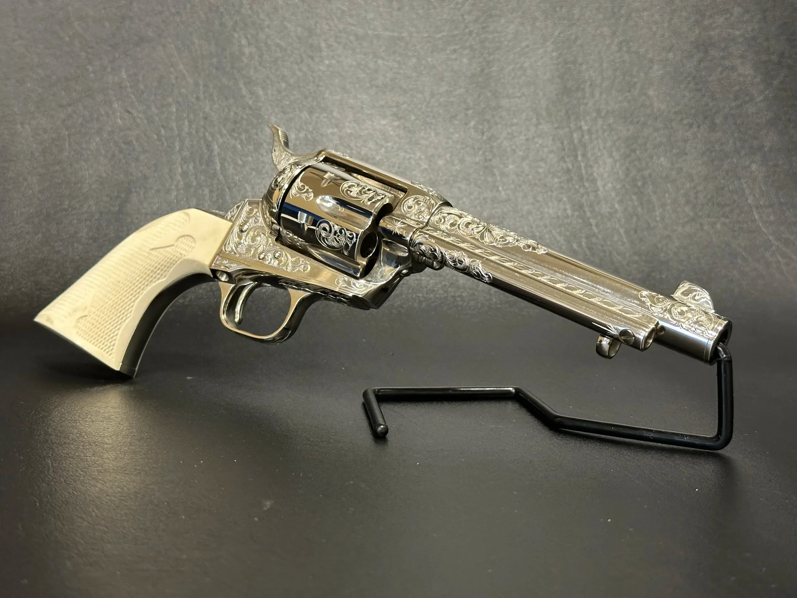 Colt Single Action Army Frontier Six Shooter Factory Engraved photo 5