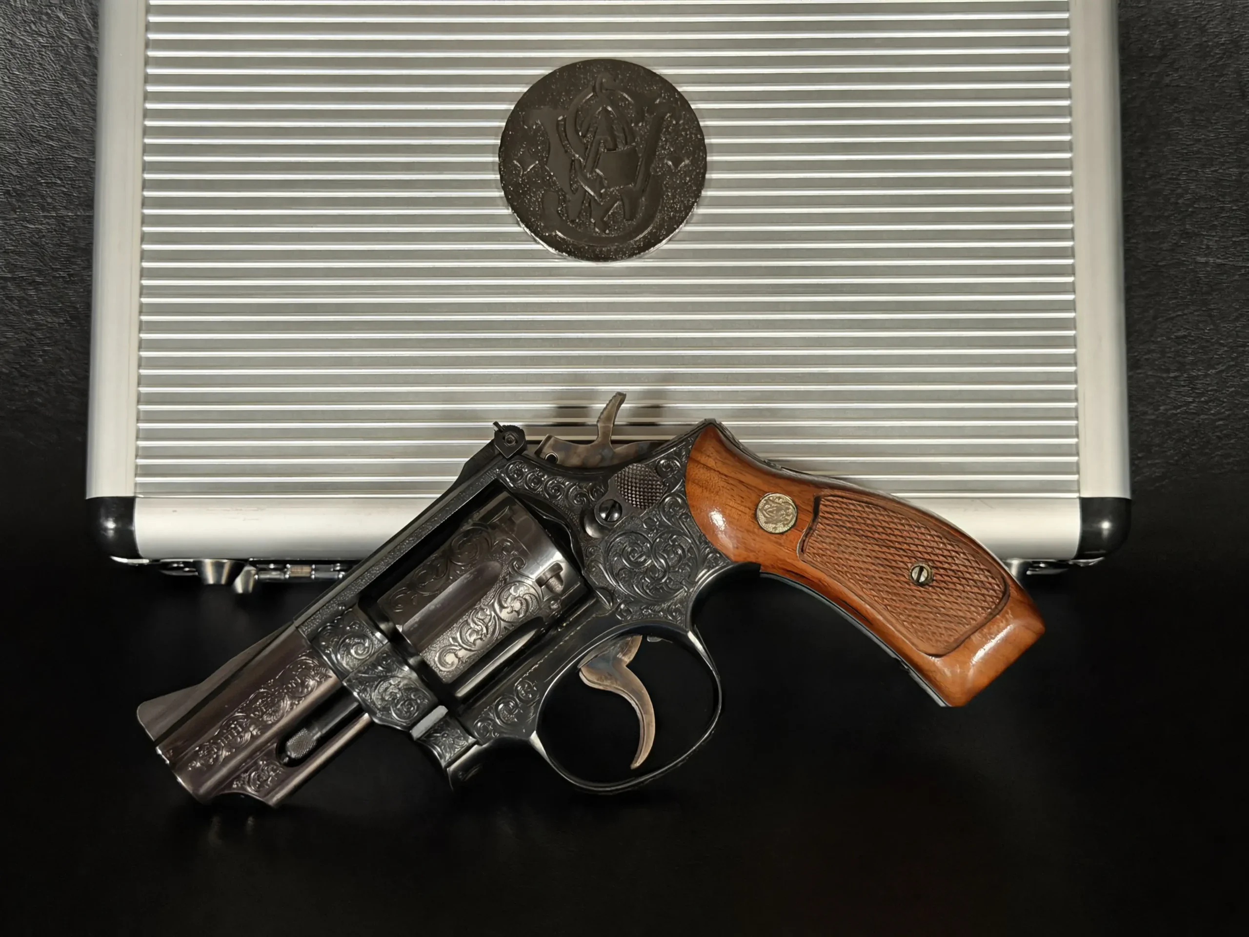 Smith & Wesson Model 19-3 Engraved by Bent Agner Nielsen photo 2