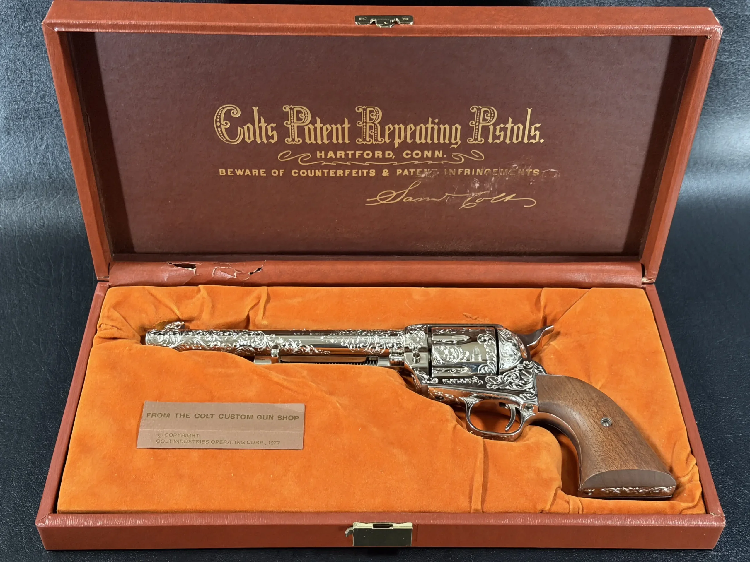 Colt Single Action Army Factory Class D Engraved photo 2