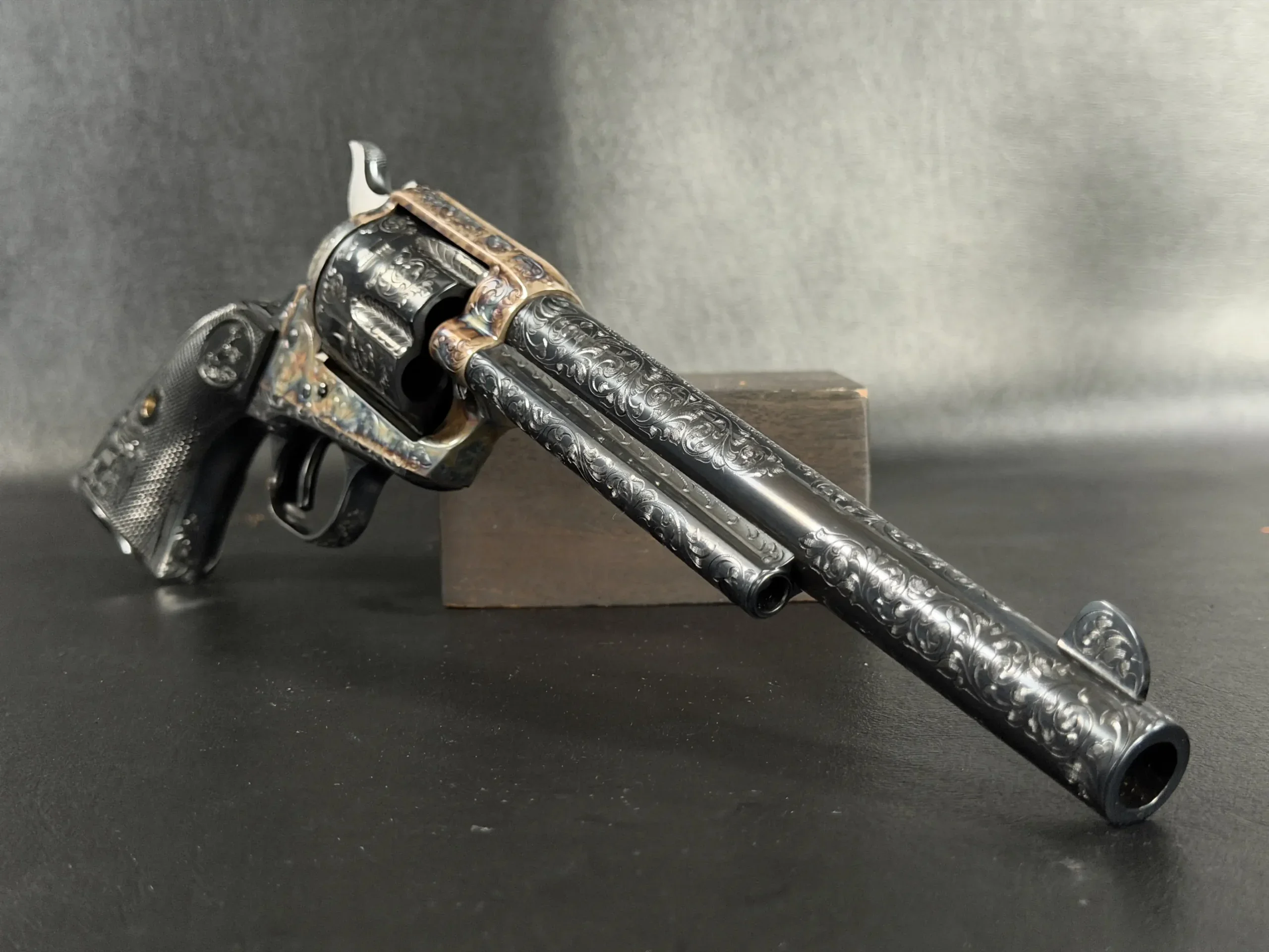 Colt Single Action Army Factory Master "D" Engraved photo 4