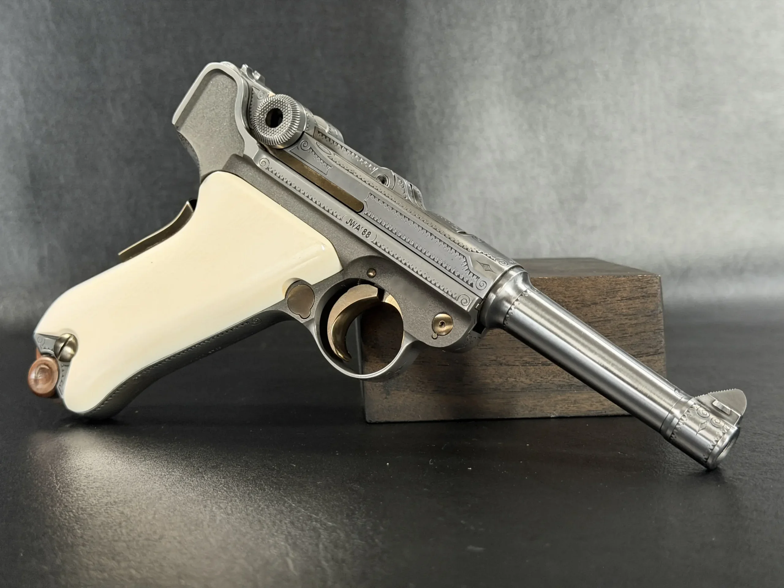 Mauser Parabellum P08 Luger IWA '88 Engraved photo 4