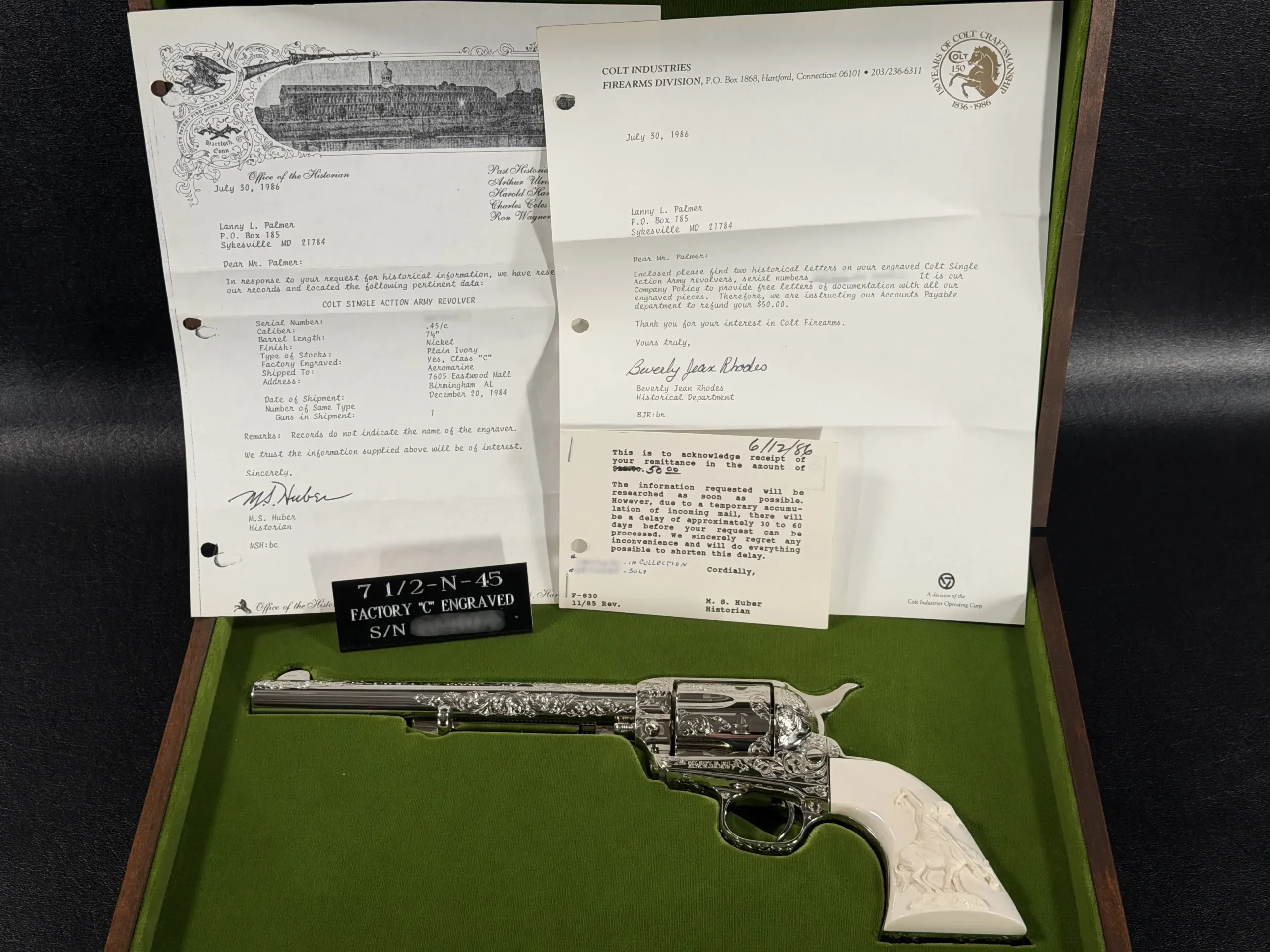 Colt Single Action Army Factory Class C Engraved End of Trail photo 2