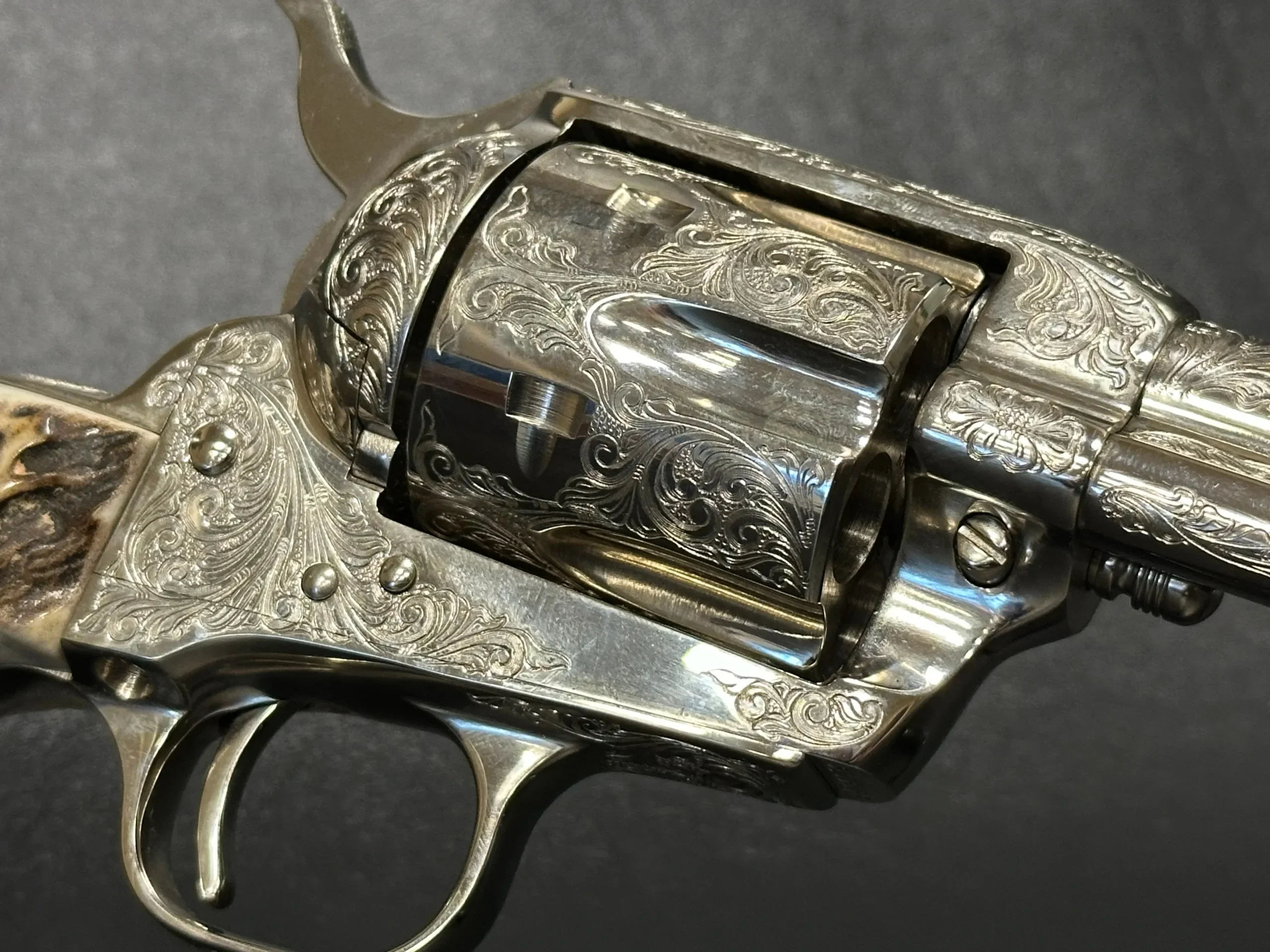 Colt Single Action Army Factory Engraved 3rd Generation photo 7