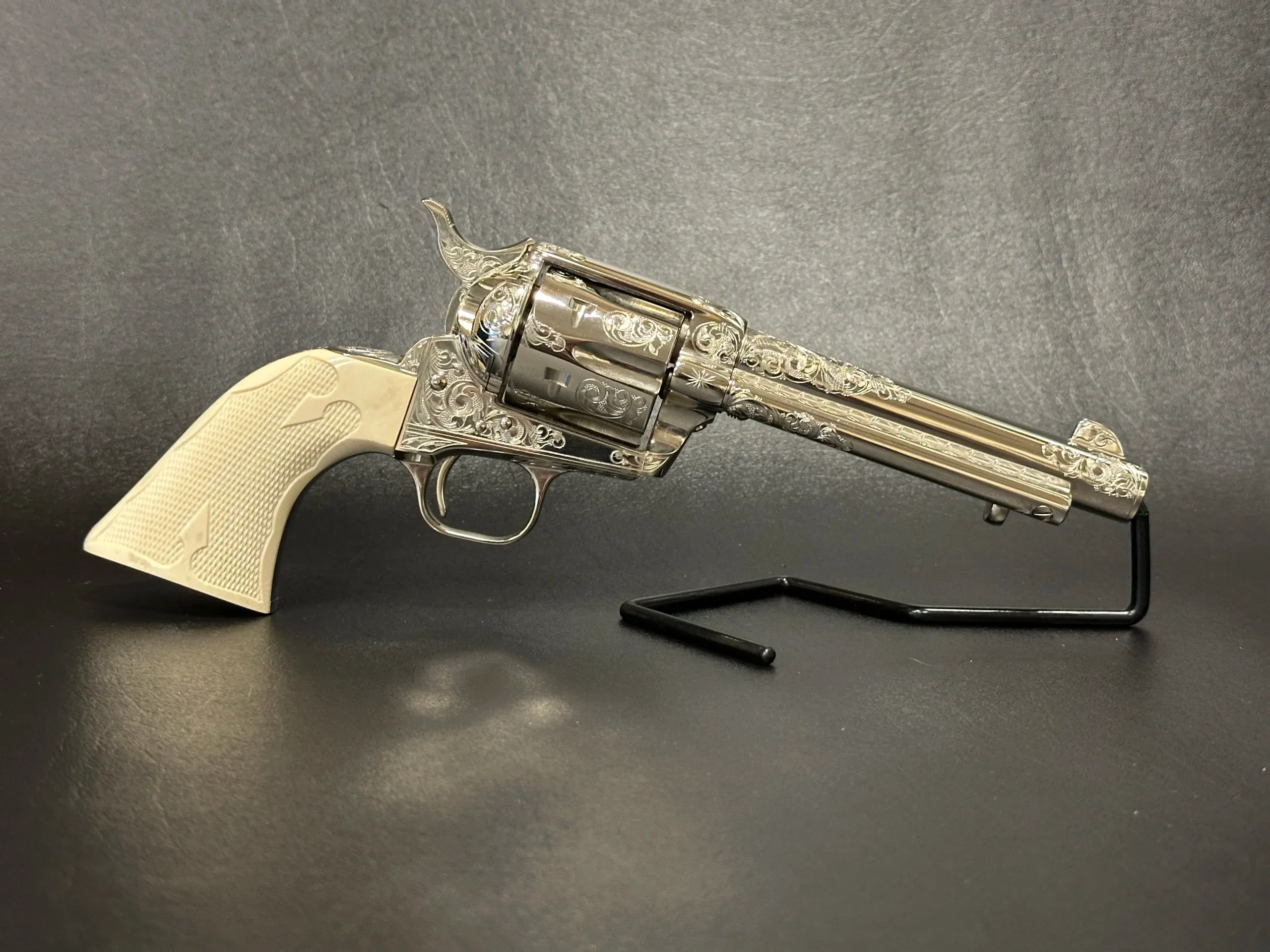 Colt Single Action Army Frontier Six Shooter Factory Engraved photo 3