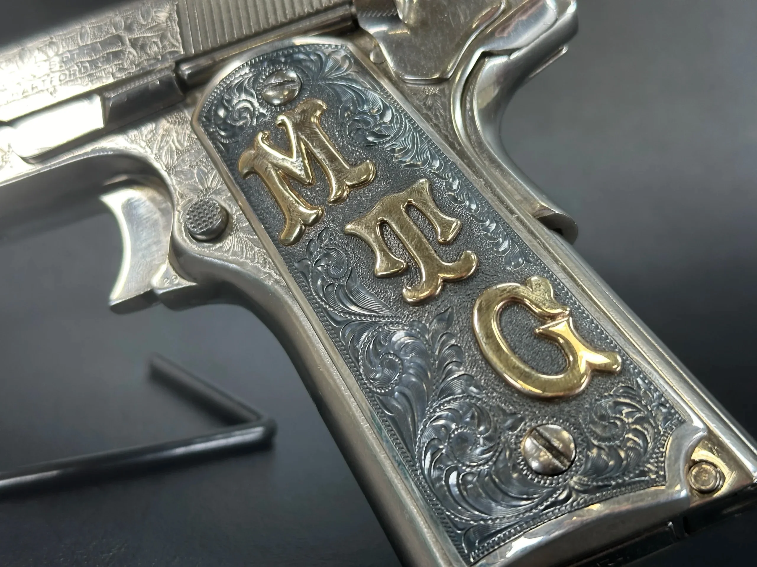 Engraved Colt Model 1911 U.S. Army Attributed to Texas Ranger Captain M.T. Gonzaullas photo 7