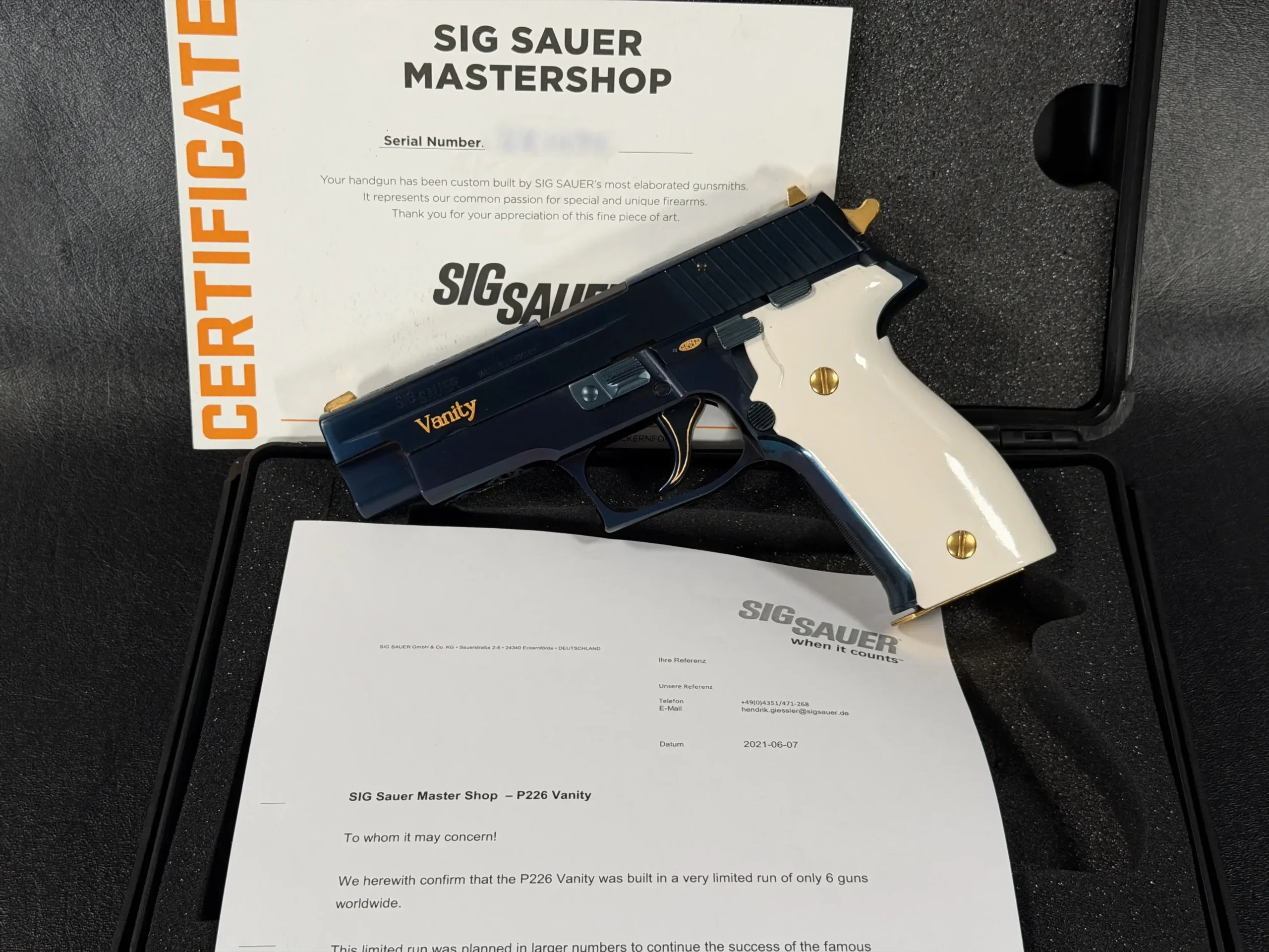 SIG Sauer P226 Vanity Mastershop photo 2