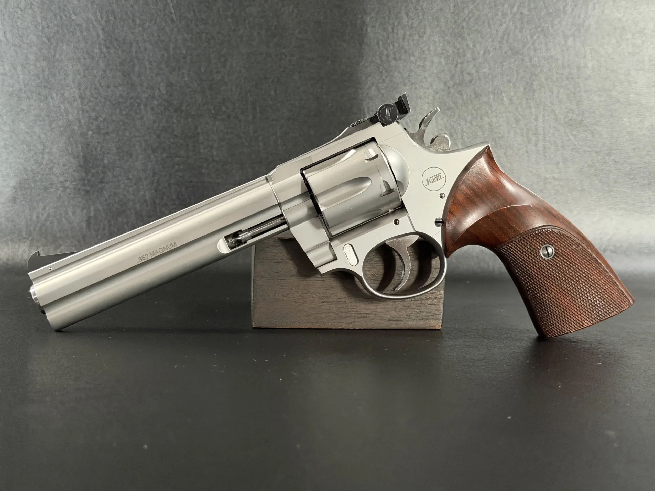 Korth Ratzeburg Sport Stainless 6 Inch .357 Magnum photo 2