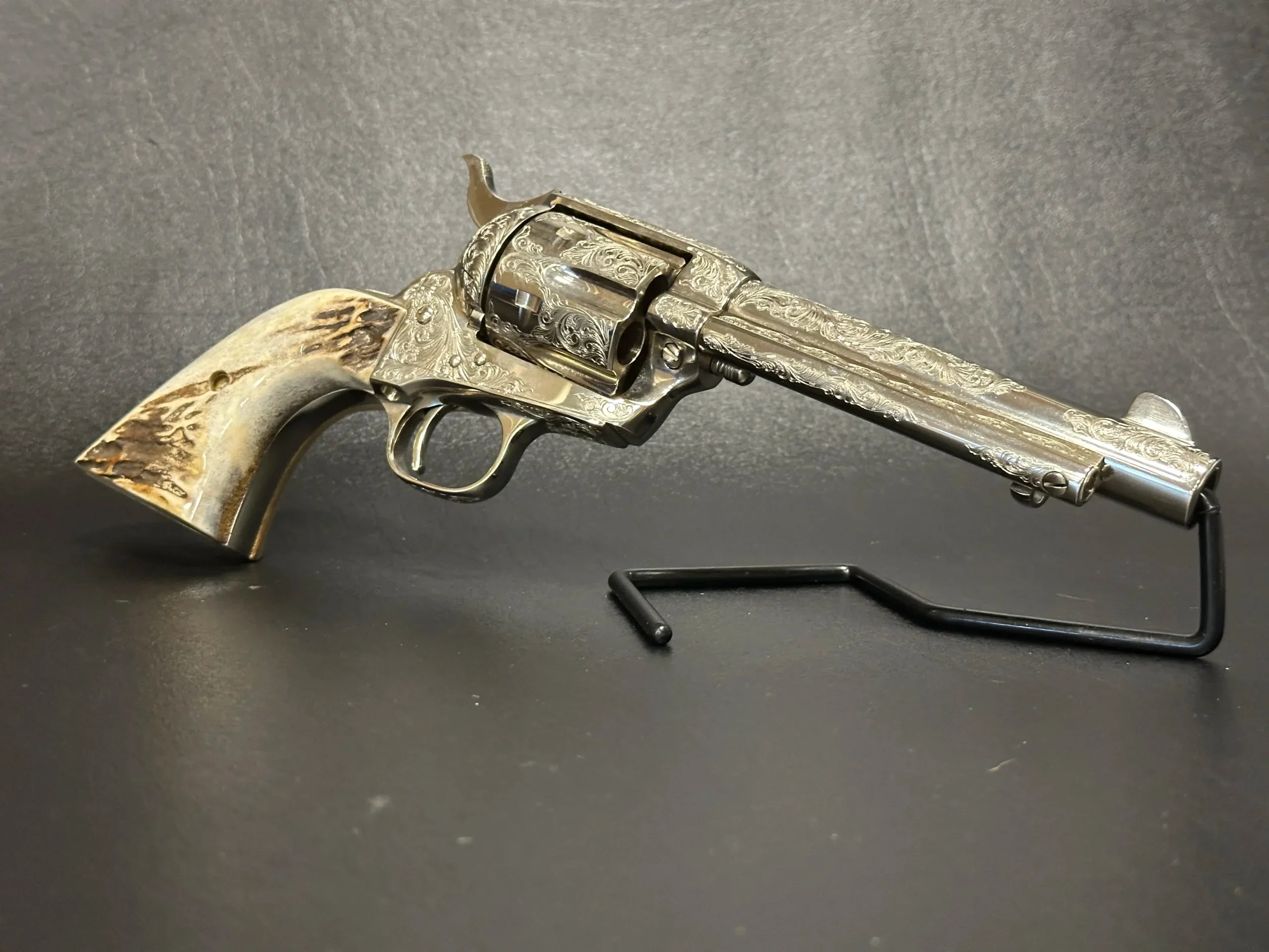 Colt Single Action Army Factory Engraved 3rd Generation photo 4