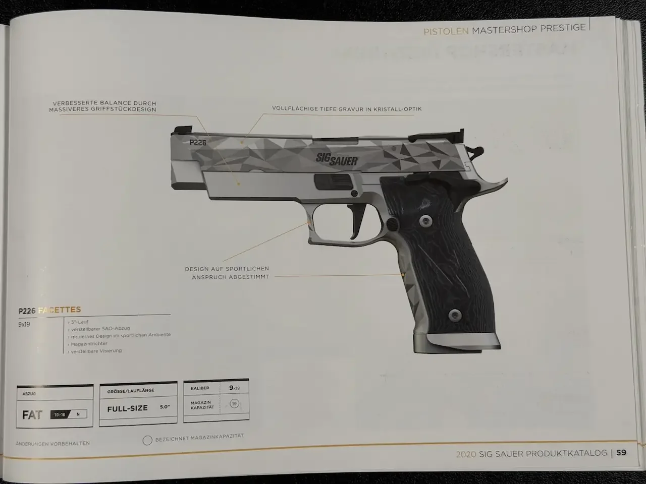 SIG Sauer P226 X-Five Facette Mastershop photo 4