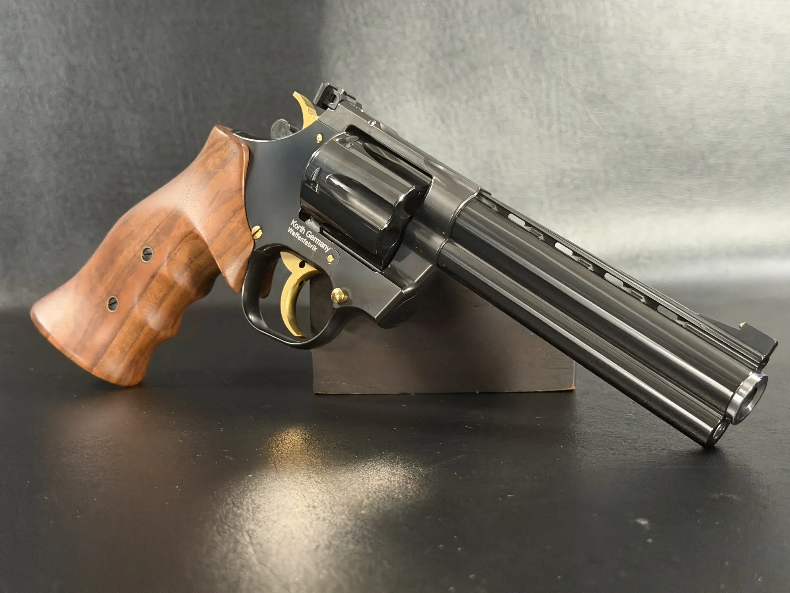 Korth Classic 6 Inch Black .357 Magnum Revolver photo 6