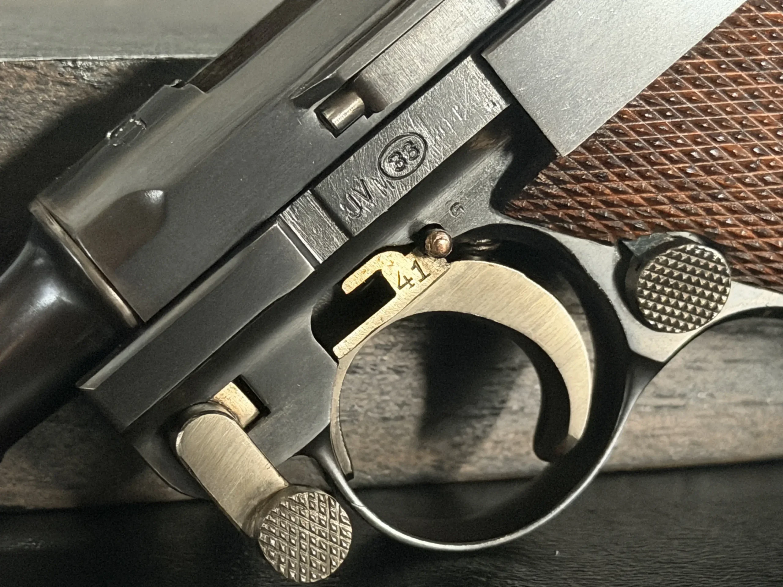 John Martz Baby Luger on 1913 DWM P08 photo 3