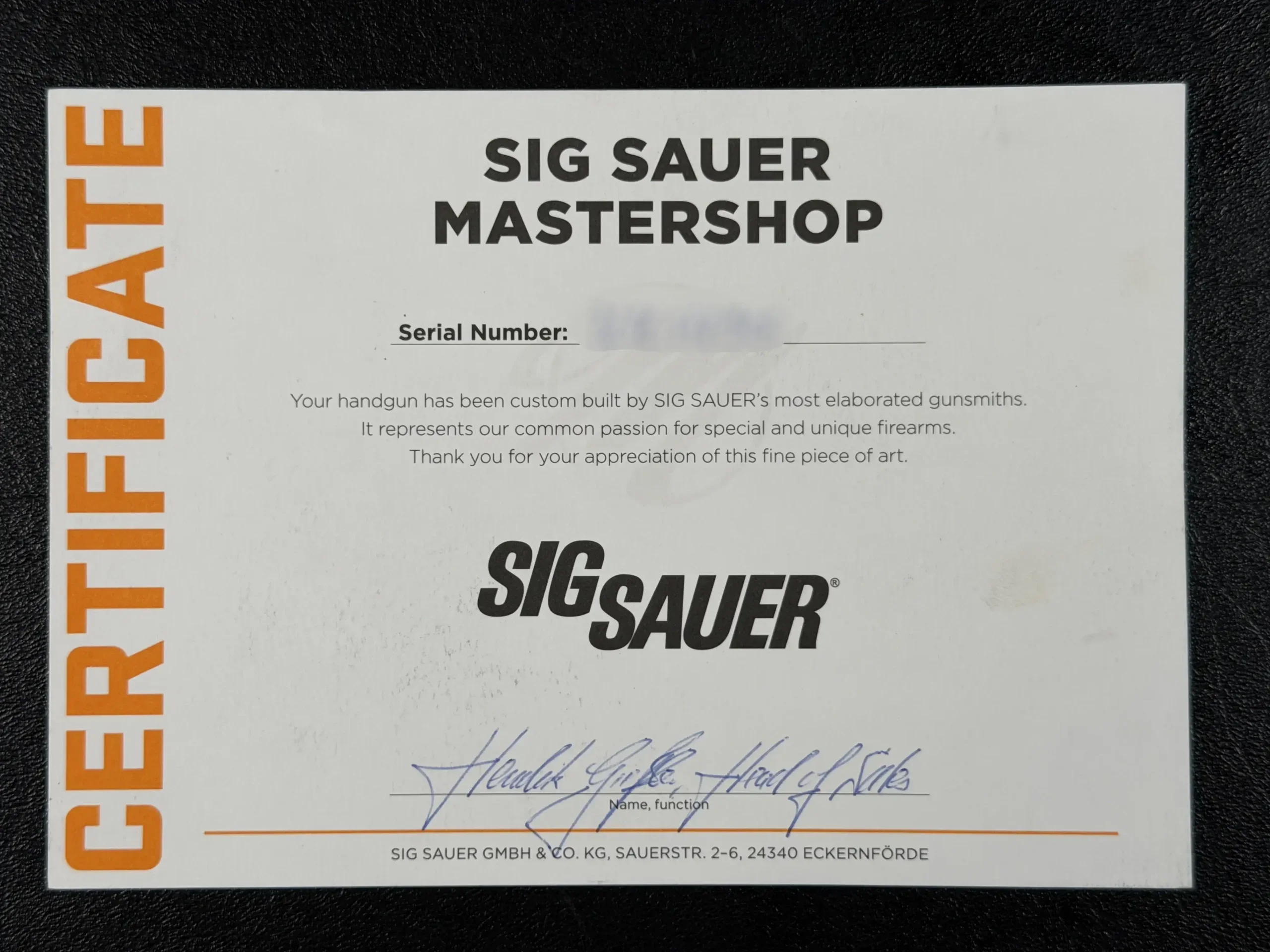 SIG Sauer P226 Vanity Mastershop photo 4