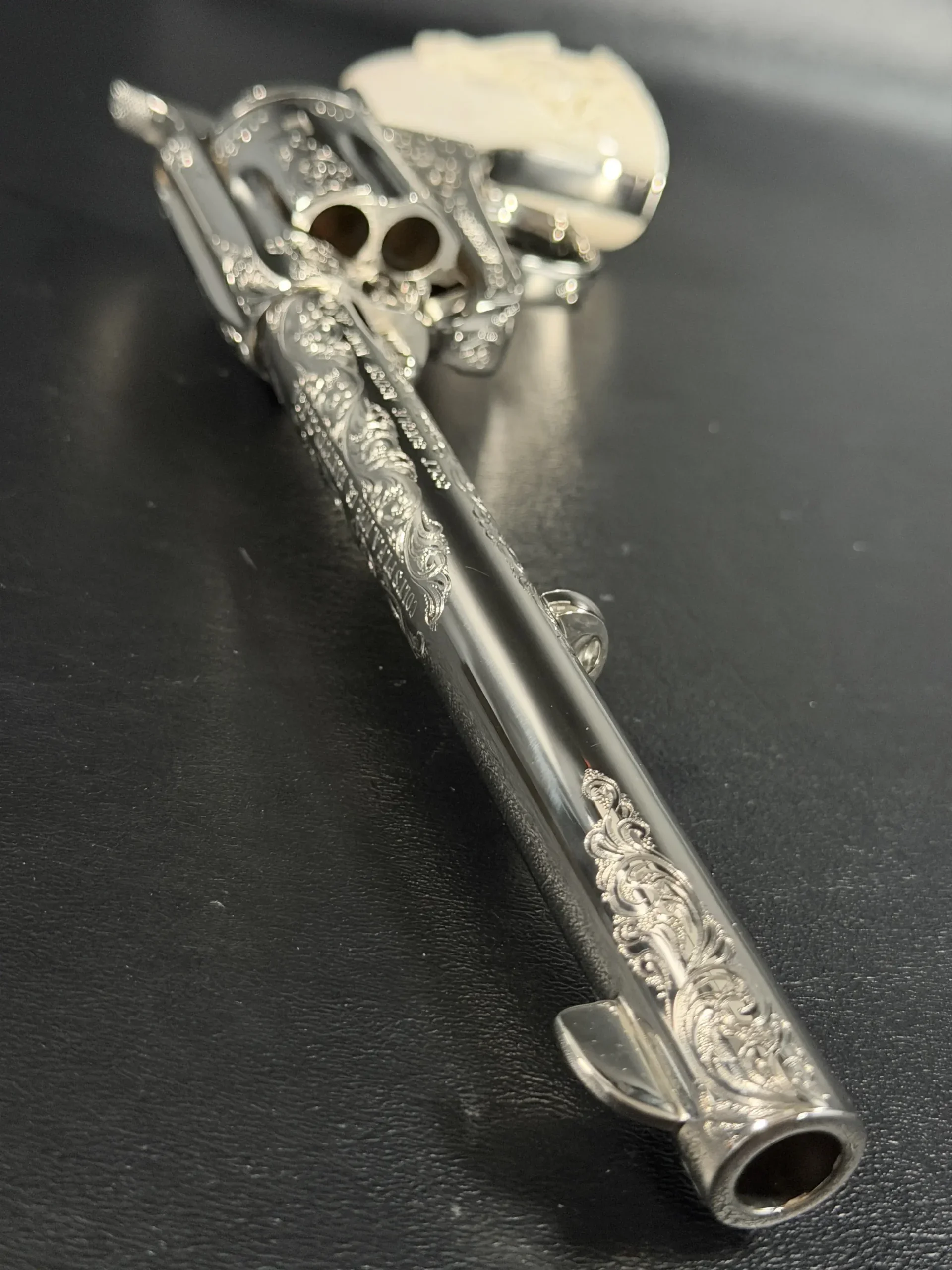 Colt Single Action Army Factory Class C Engraved End of Trail photo 6