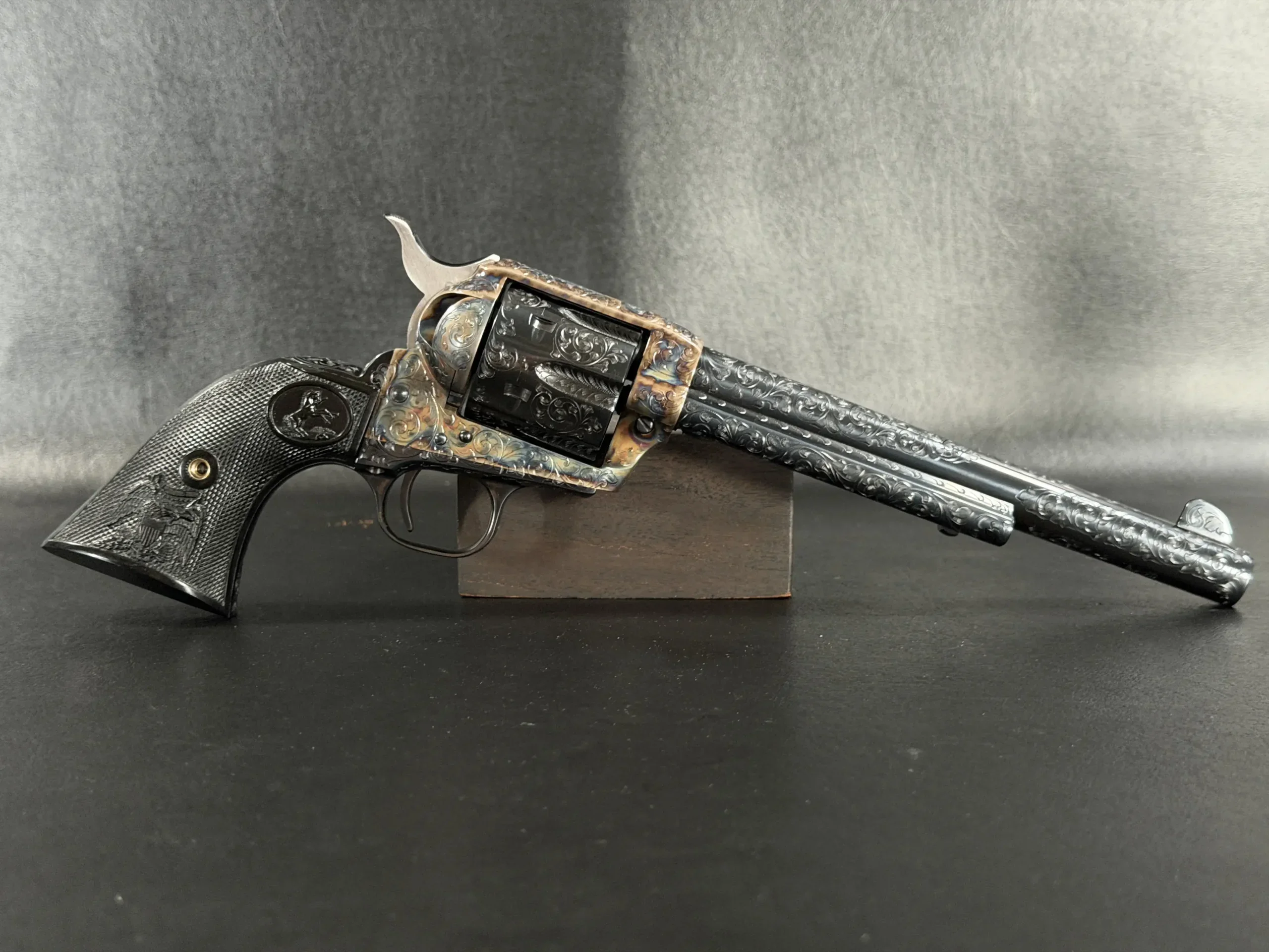 Colt Single Action Army Factory Master "D" Engraved photo 8