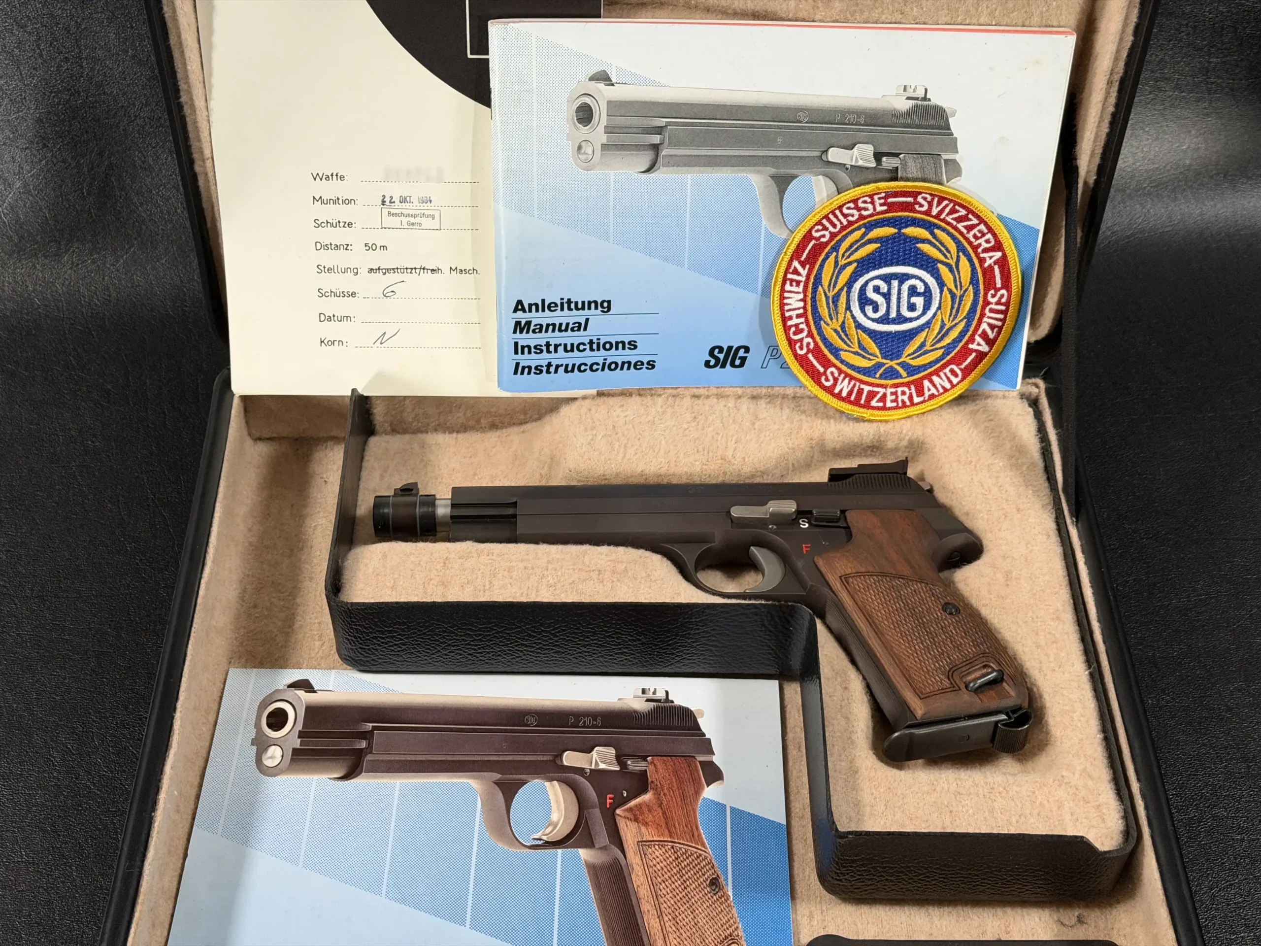 SIG Sauer P210-5 Heavy Frame Target Pistol photo 2