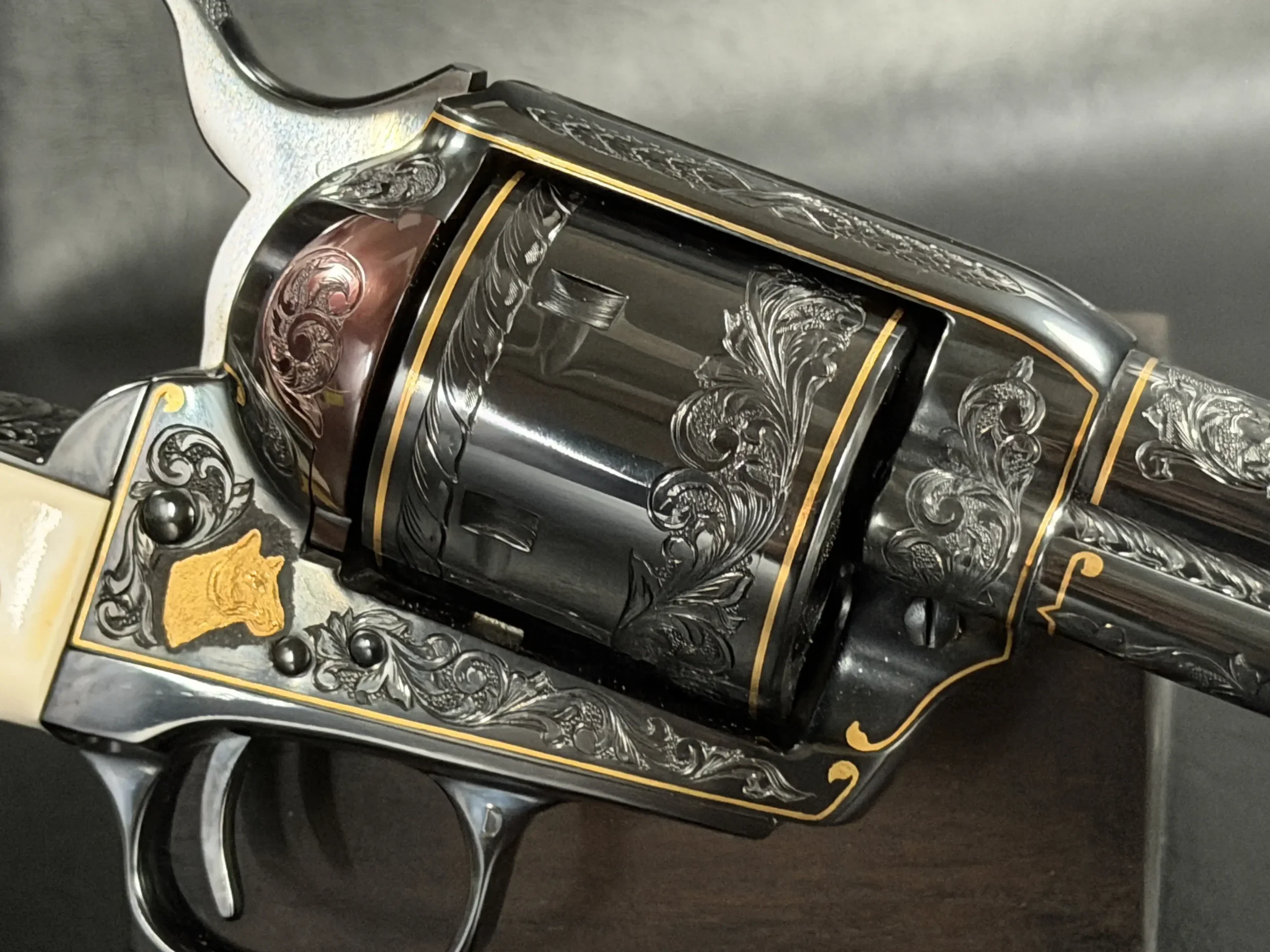 Colt Single Action Army Third Generation Howard Dove Engraved photo 10