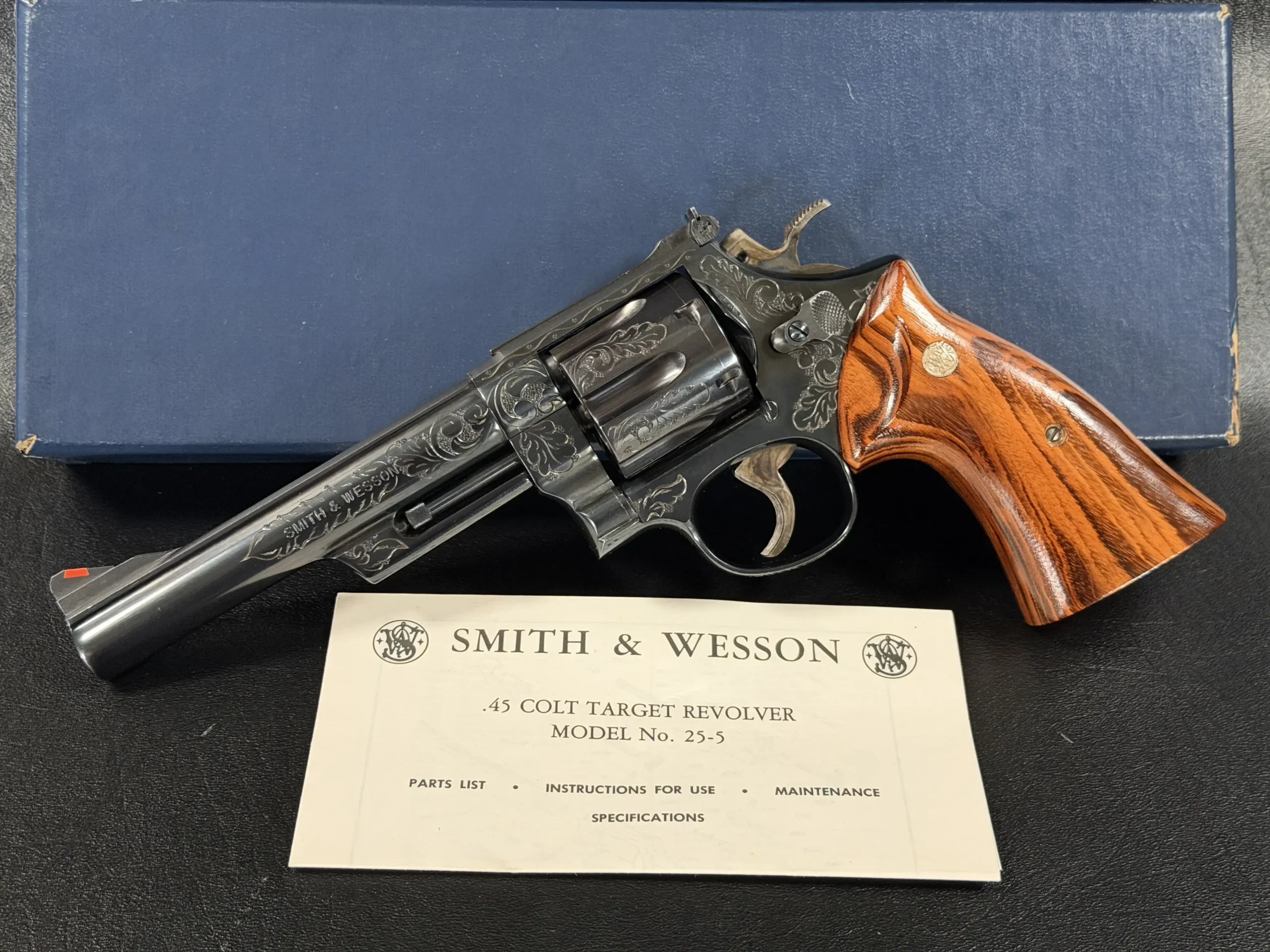 Smith & Wesson Model 25-5 Engraved .45 Colt photo 2