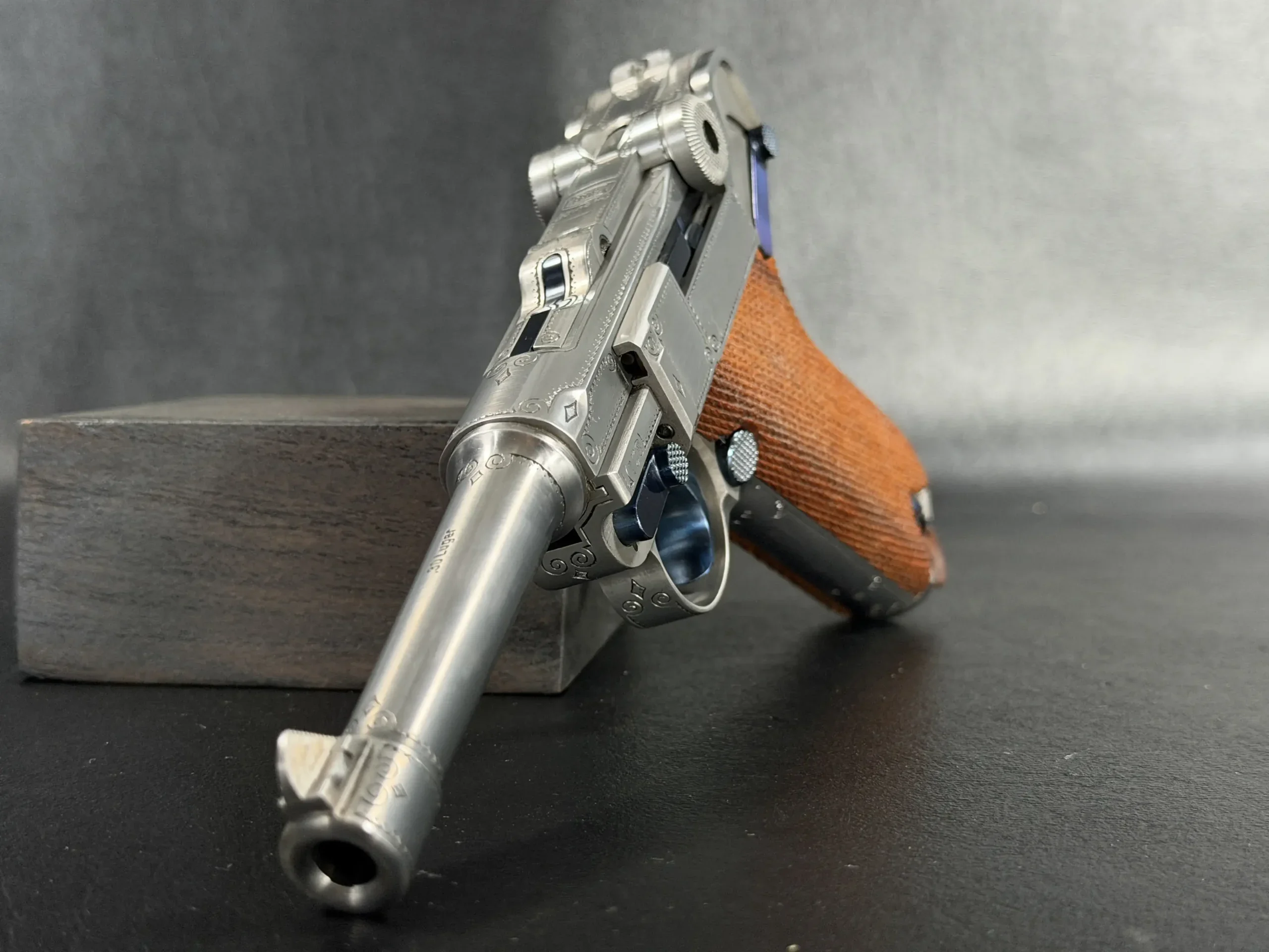 Mauser Parabellum Luger Engraved IWA Exhibition Piece photo 9