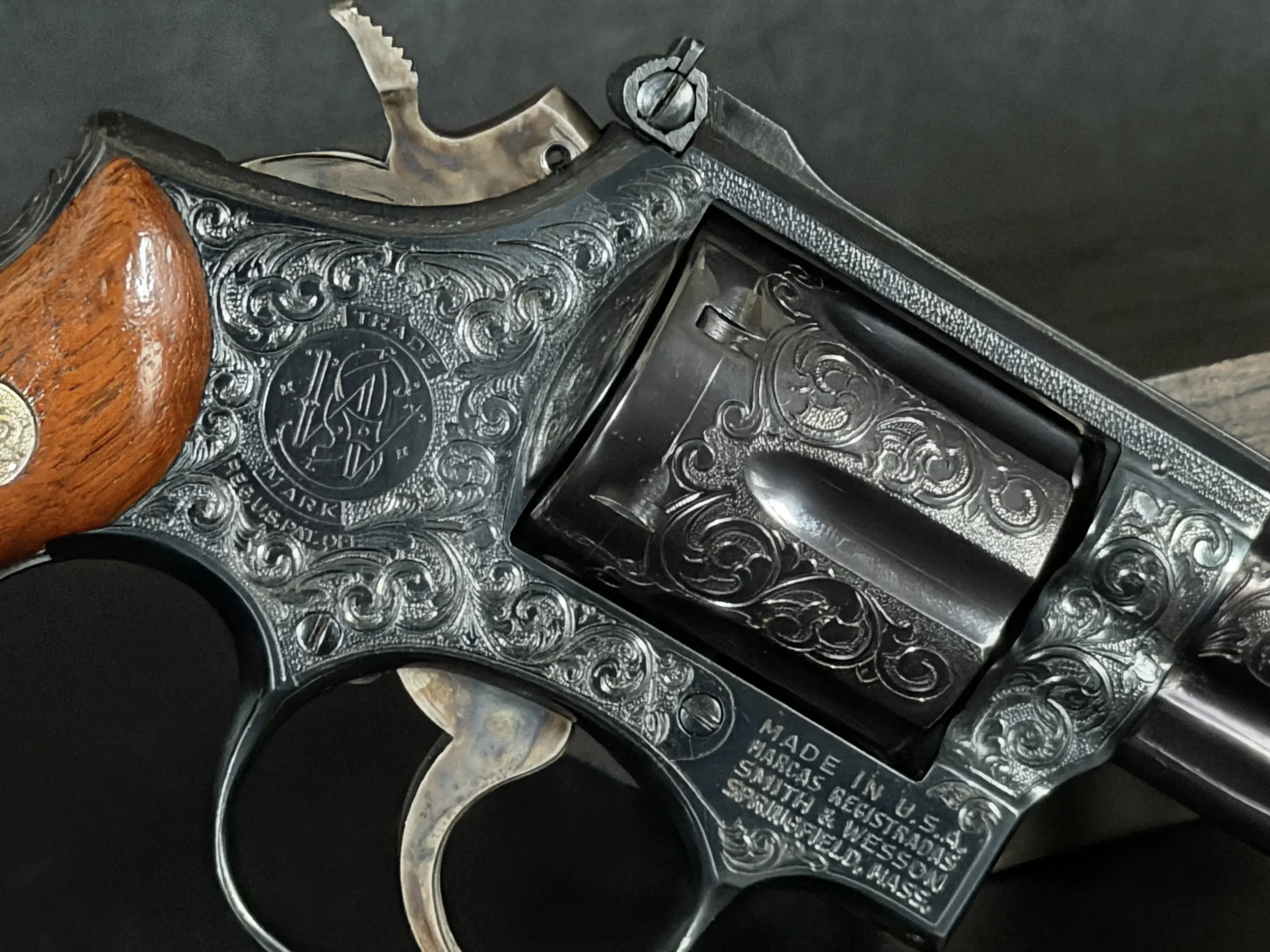 Smith & Wesson Model 19-3 Engraved by Bent Agner Nielsen photo 7