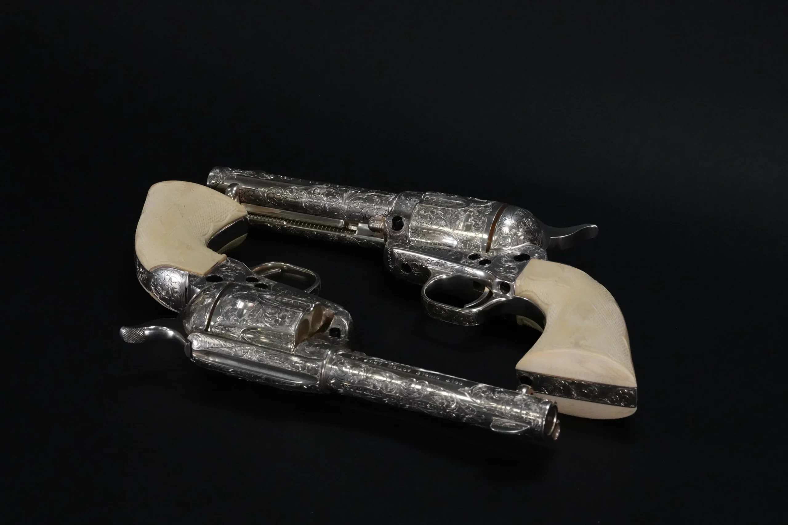 Colt Single Action Army Consecutive Pair Factory Class D Master Engraved by Jan Gwinnell photo 8