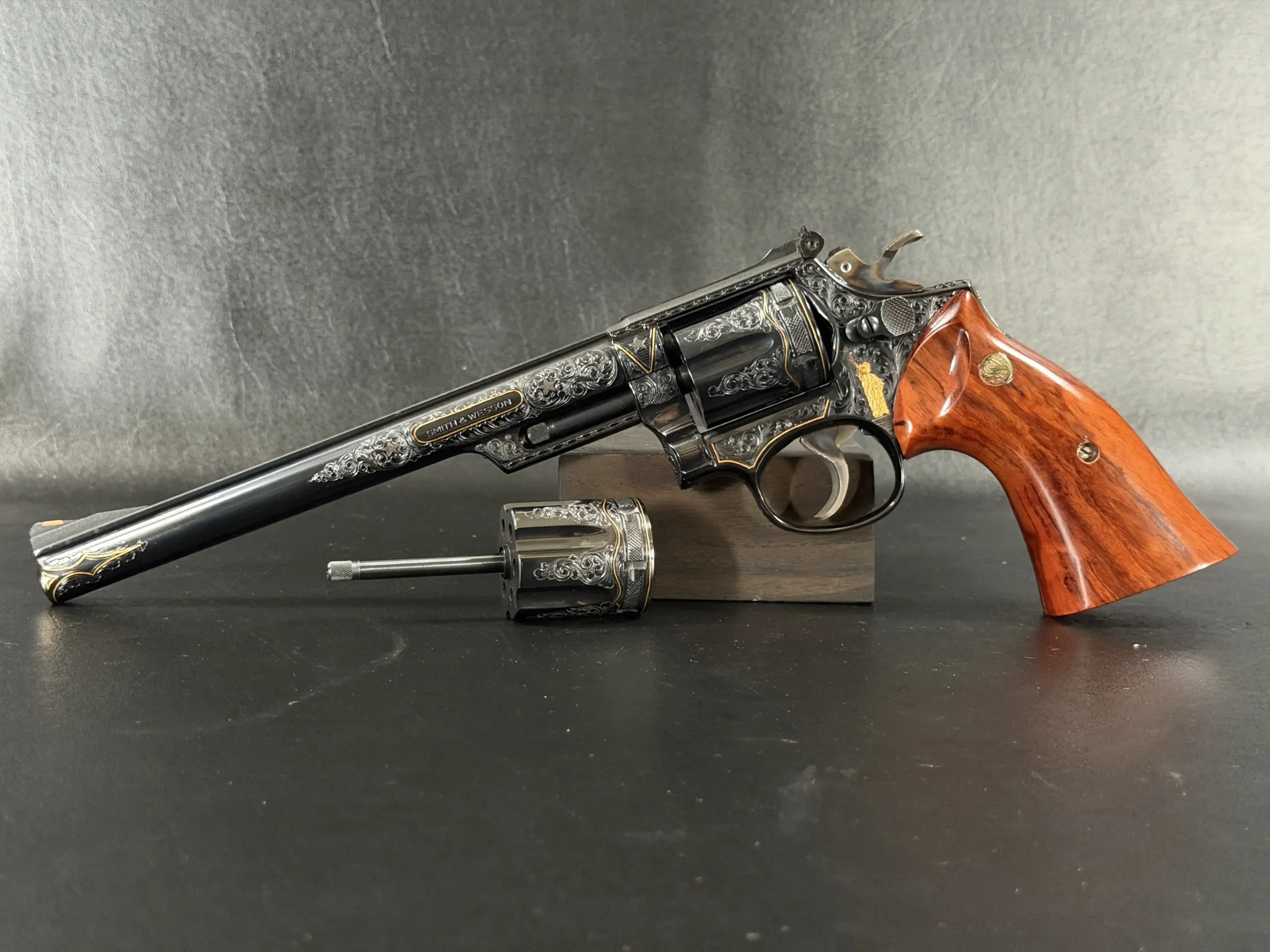 Russell J. Smith Engraved Smith & Wesson Model 53 Bicentennial photo 7
